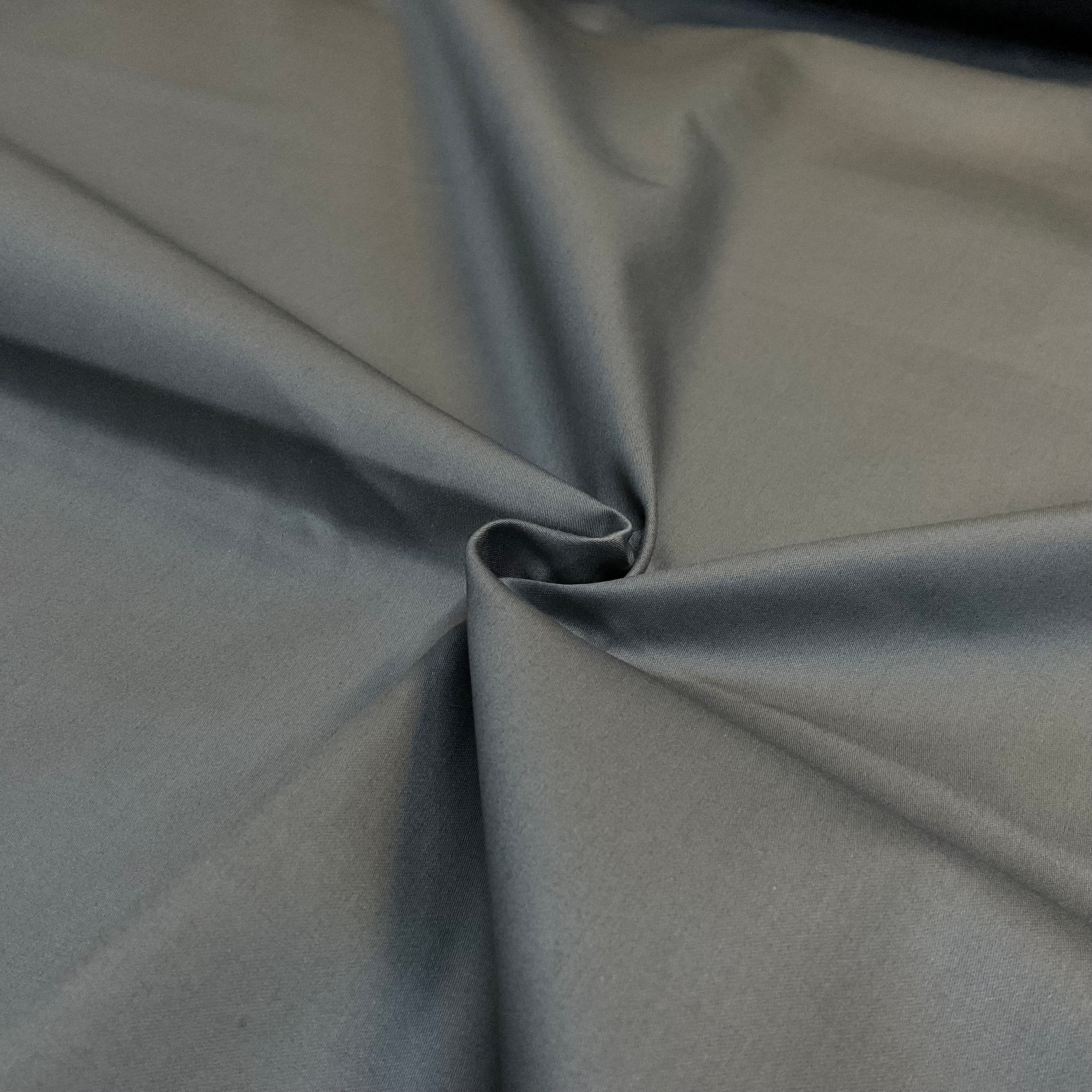 4.50 Luxurious Plain Cotton Sateen Dress Fabric - 147cm Wide, Soft & Elegant (M2019)