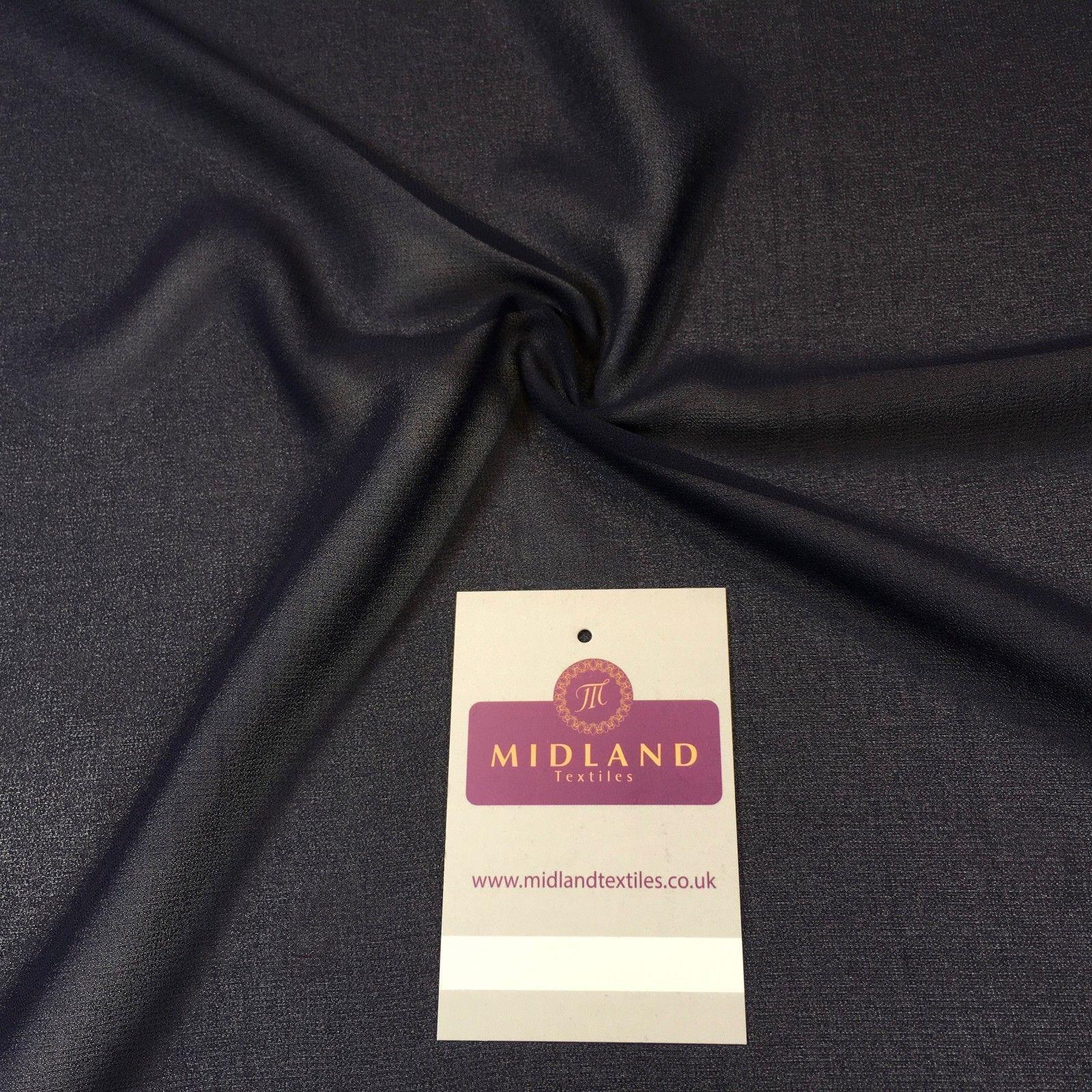 Plain Sheer Georgette chiffon dress, scarf, evening wear fabric 58" M7 Plain Sheer Georgette chiffon dress, scarf, evening wear fabric 58" M7