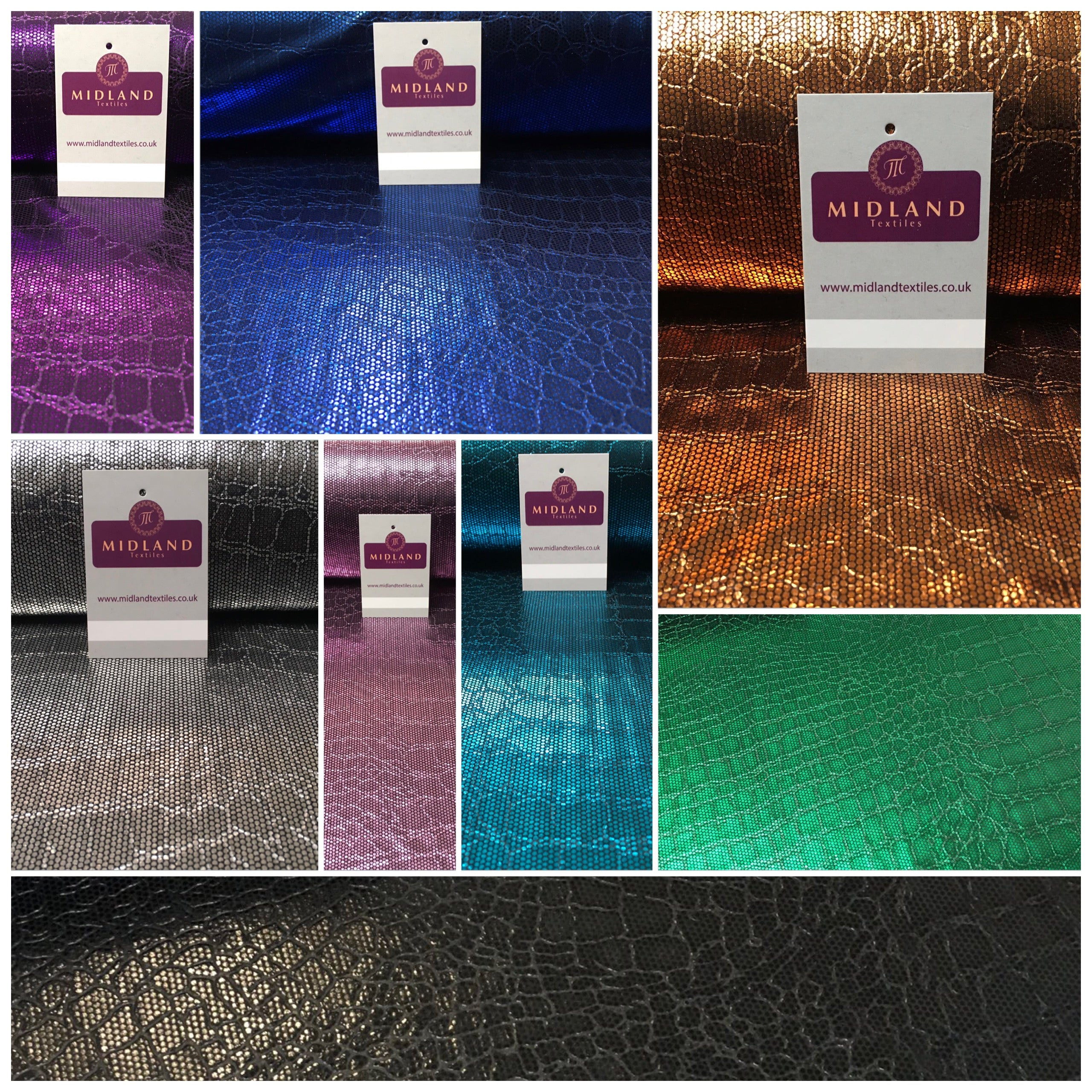 Snake Skin Embossed Jersey Fabric