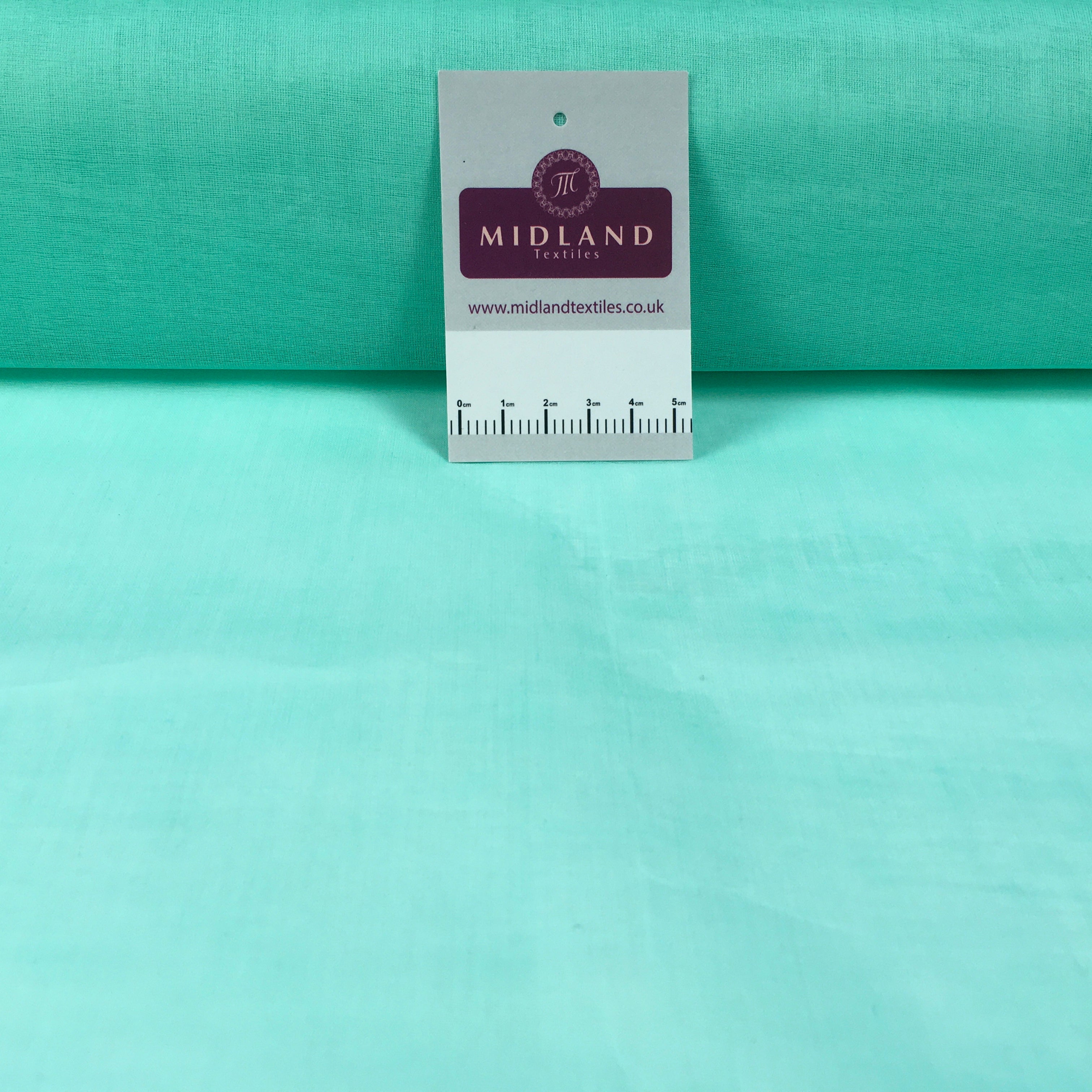 £3.50 100% Cotton Organdie stiff lightweight fabric used for lining 43' M689