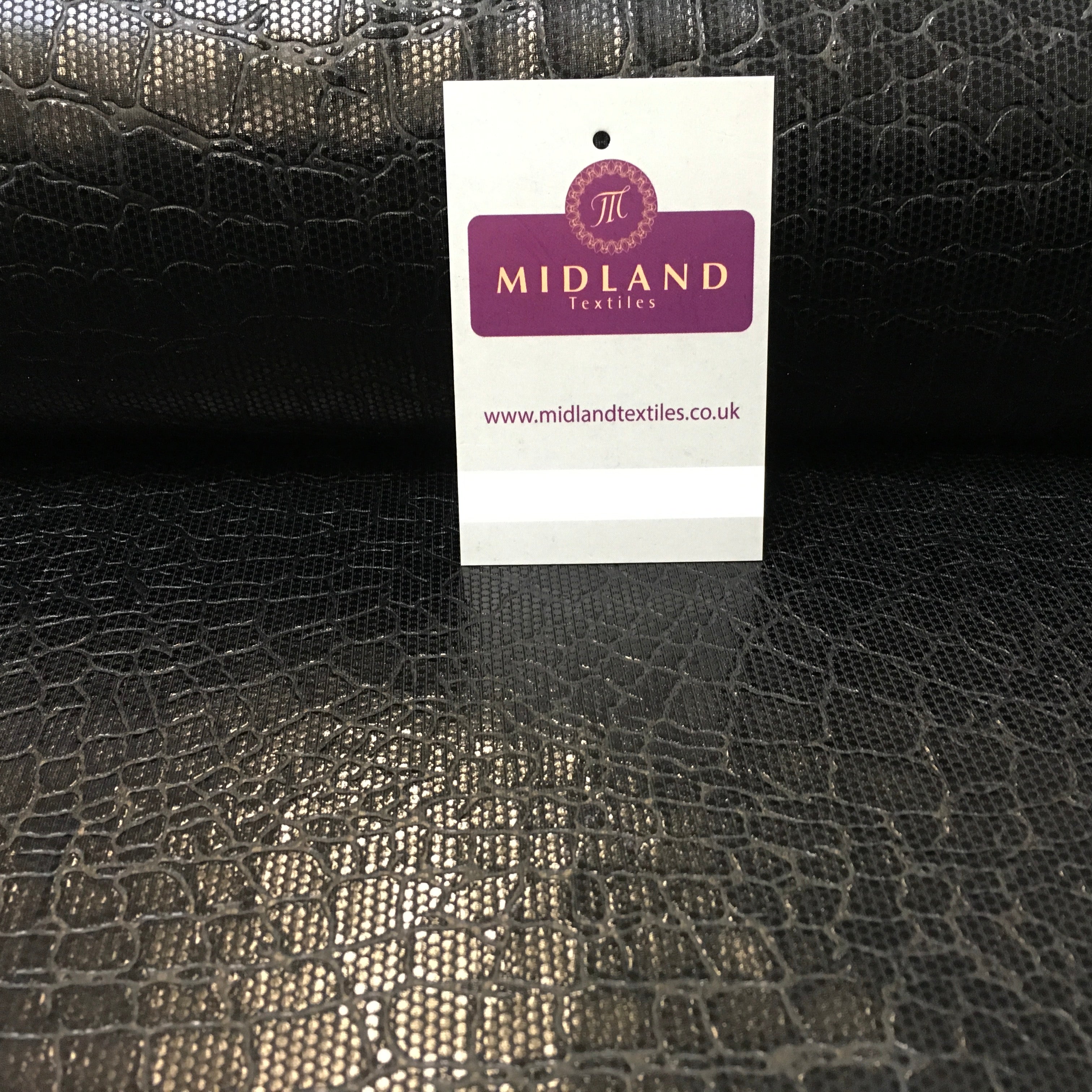 Snake Skin Embossed Metallic Jersey Foil dress fabric 58' Wide M1037 Mtex