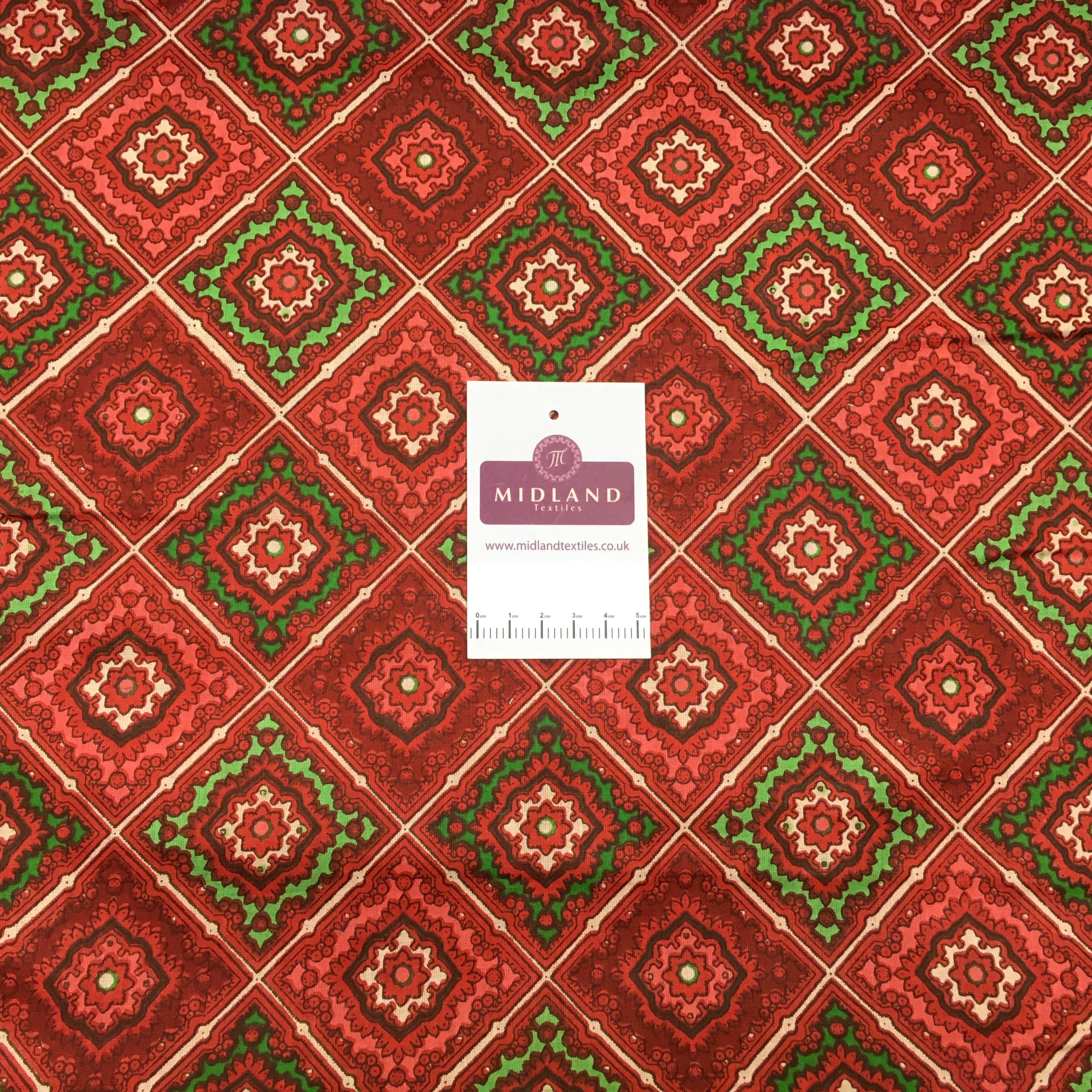 Printed 100% Combed Cotton Voile Fabric M1484
