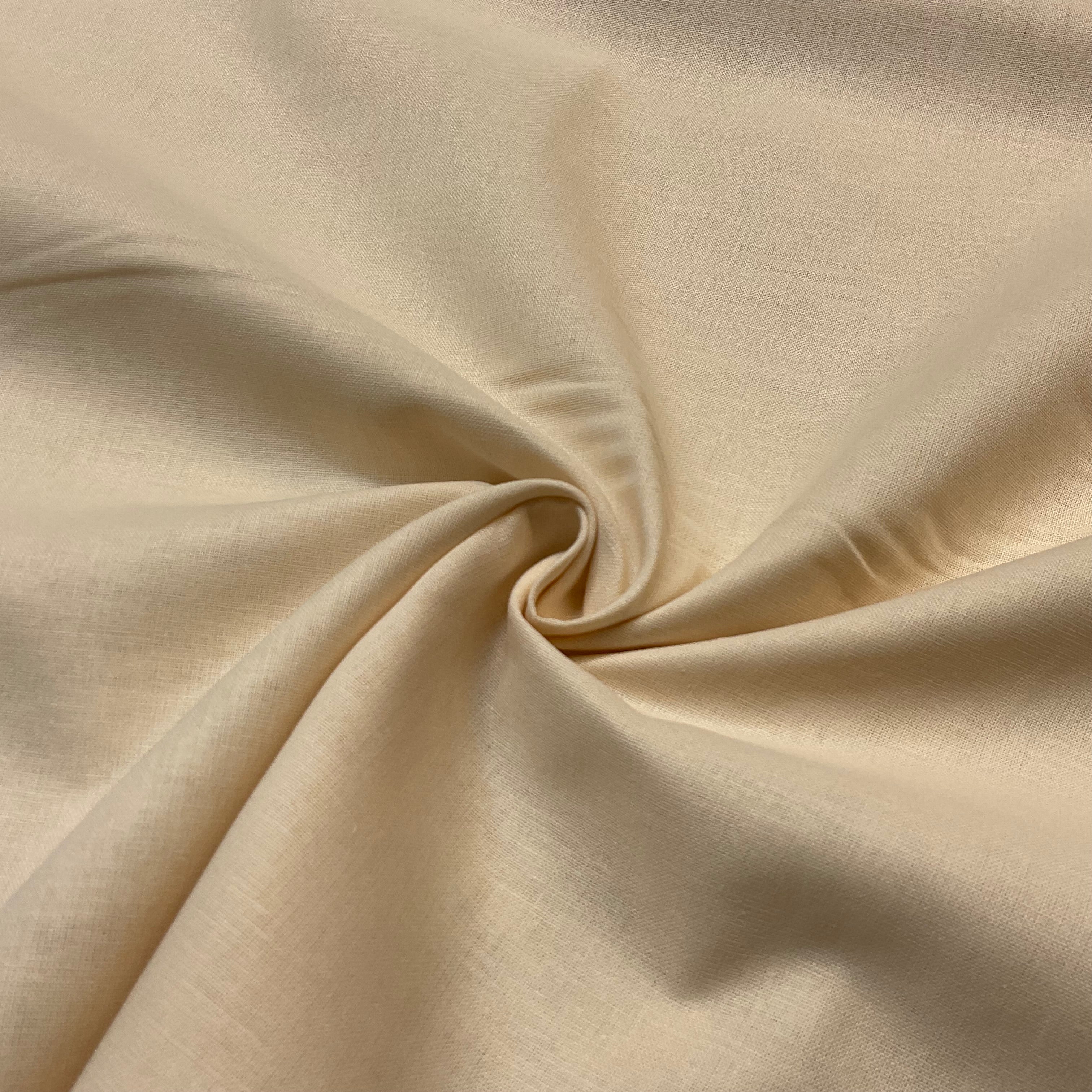 Plain Linen Cotton dressmaking  Fabric- 137cm wide - M2100