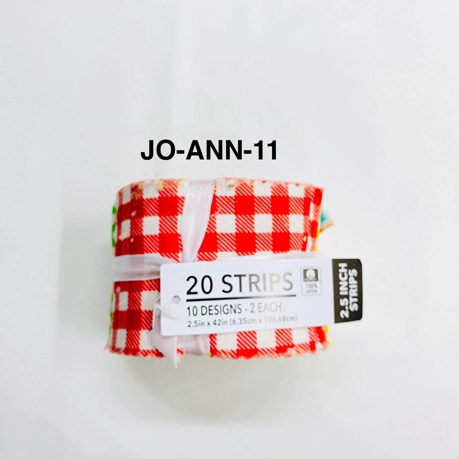 Jelly Roll Fabric Strips - 20 Pieces, 10 Designs  - 2.5 Inch x 42 Inch (Approx.) Fabric M1983