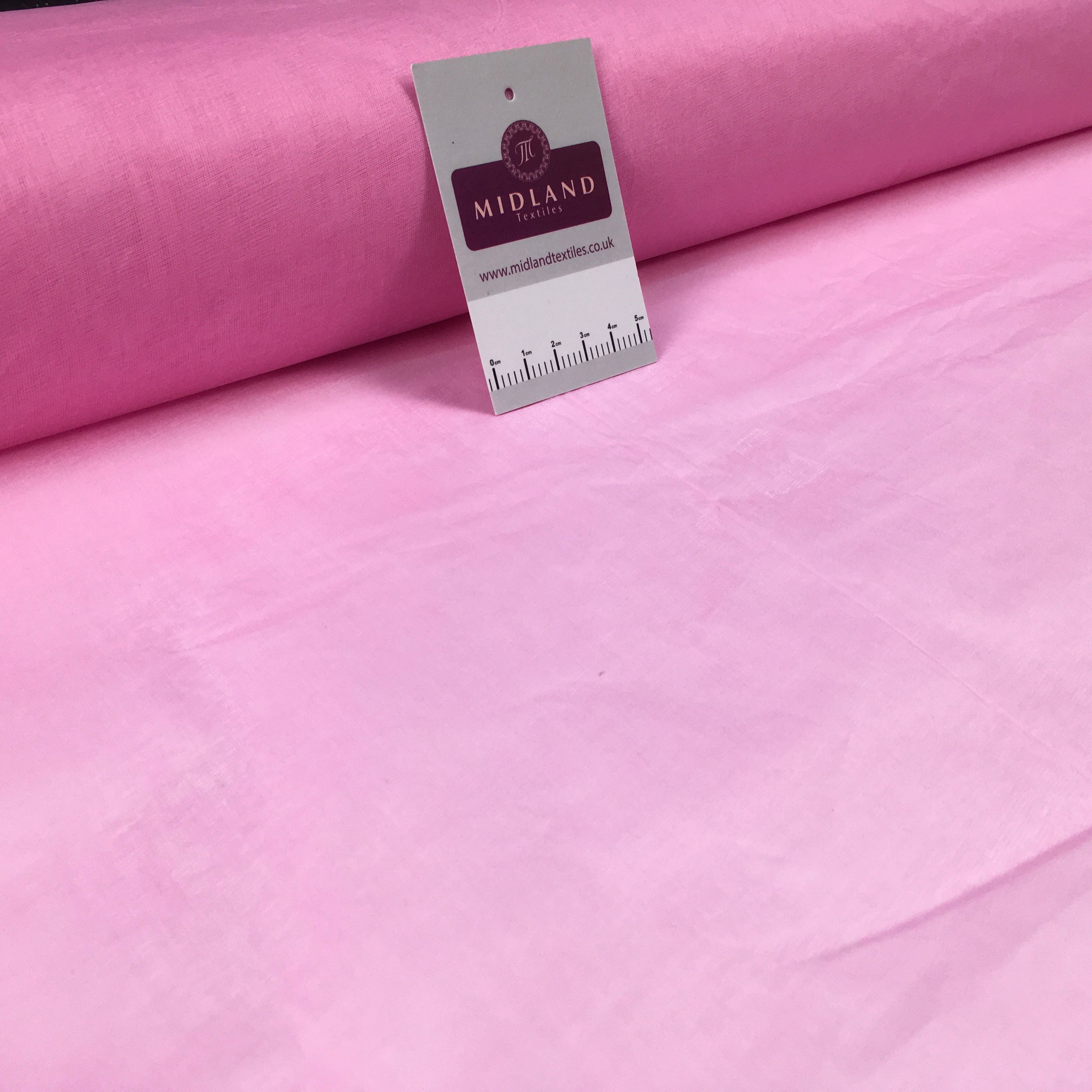 £3.50 100% Cotton Organdie stiff lightweight fabric used for lining 43' M689