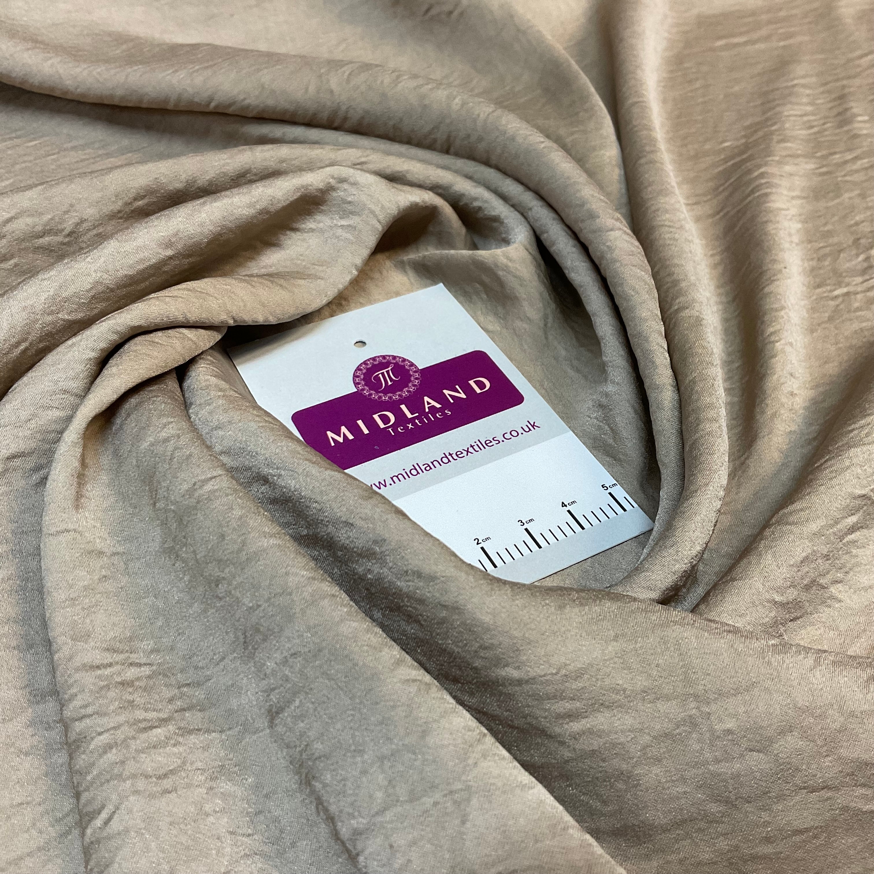 Silky Smooth Creased Crinkle Boho Crushed dress fabric M1799