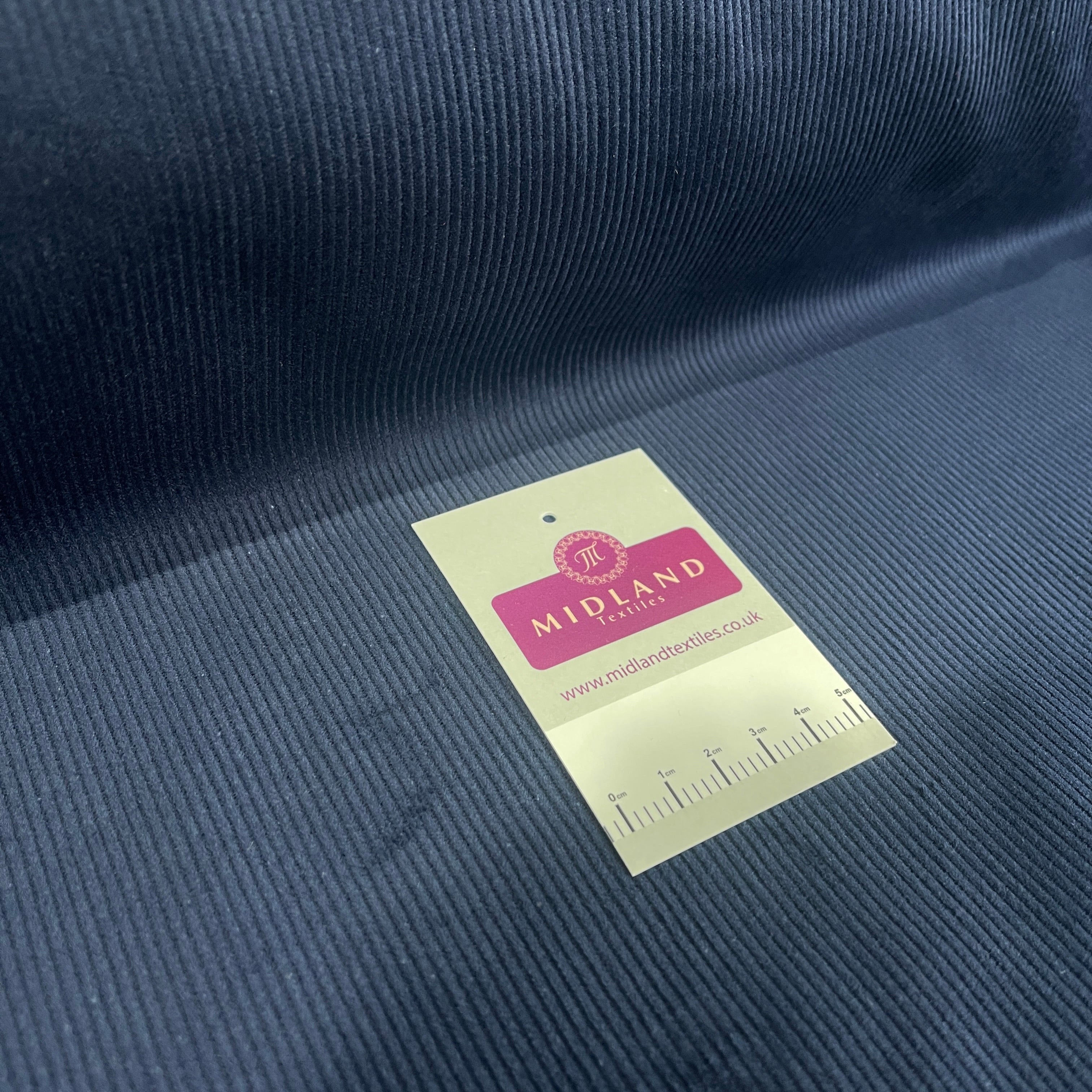 Plain 11 Wale Cotton Corduroy Fabric 150cm wide M1971