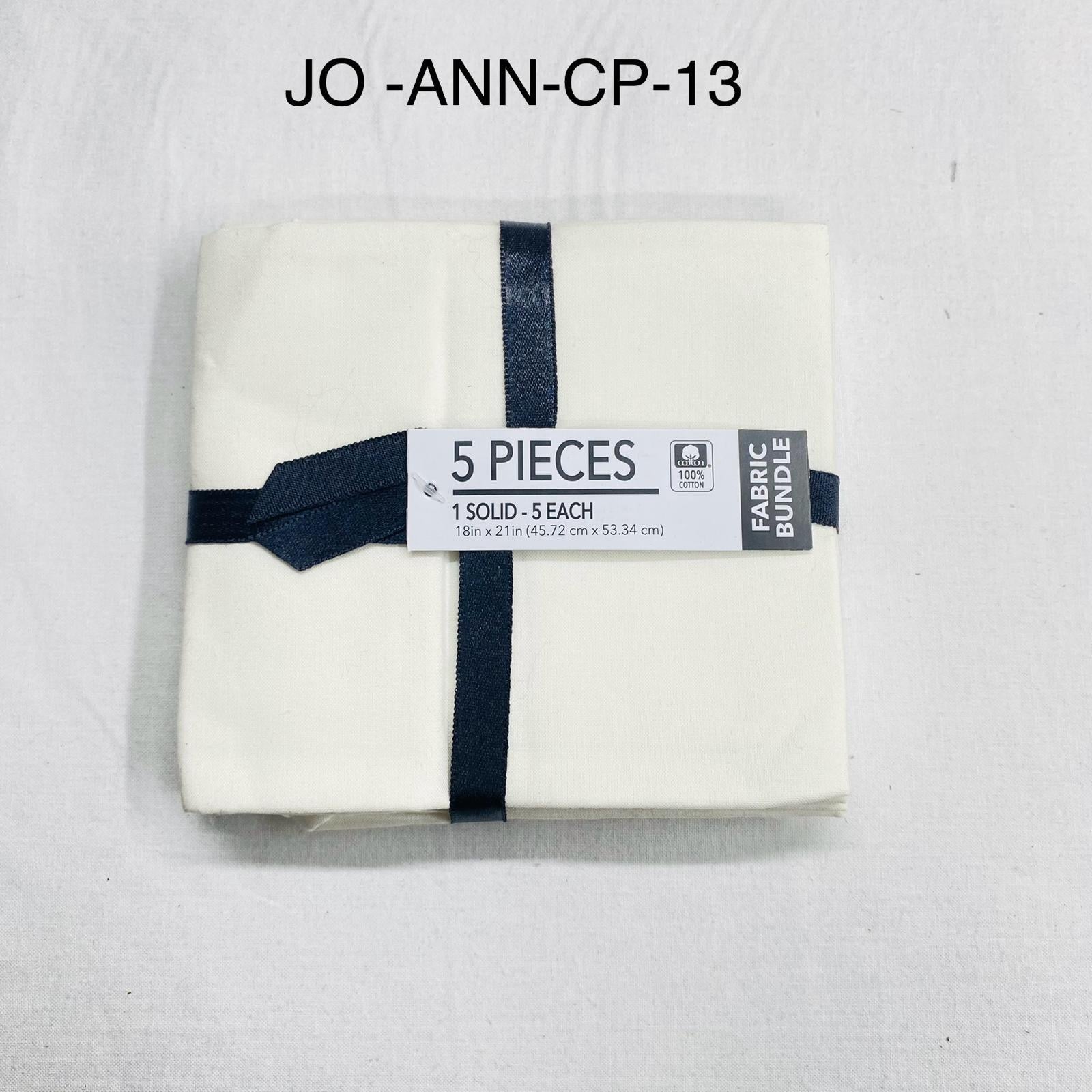 5 Piece 100% Cotton 5 Designs Fat Quarter Bundle - 45cm x 53cm Fabric M1981