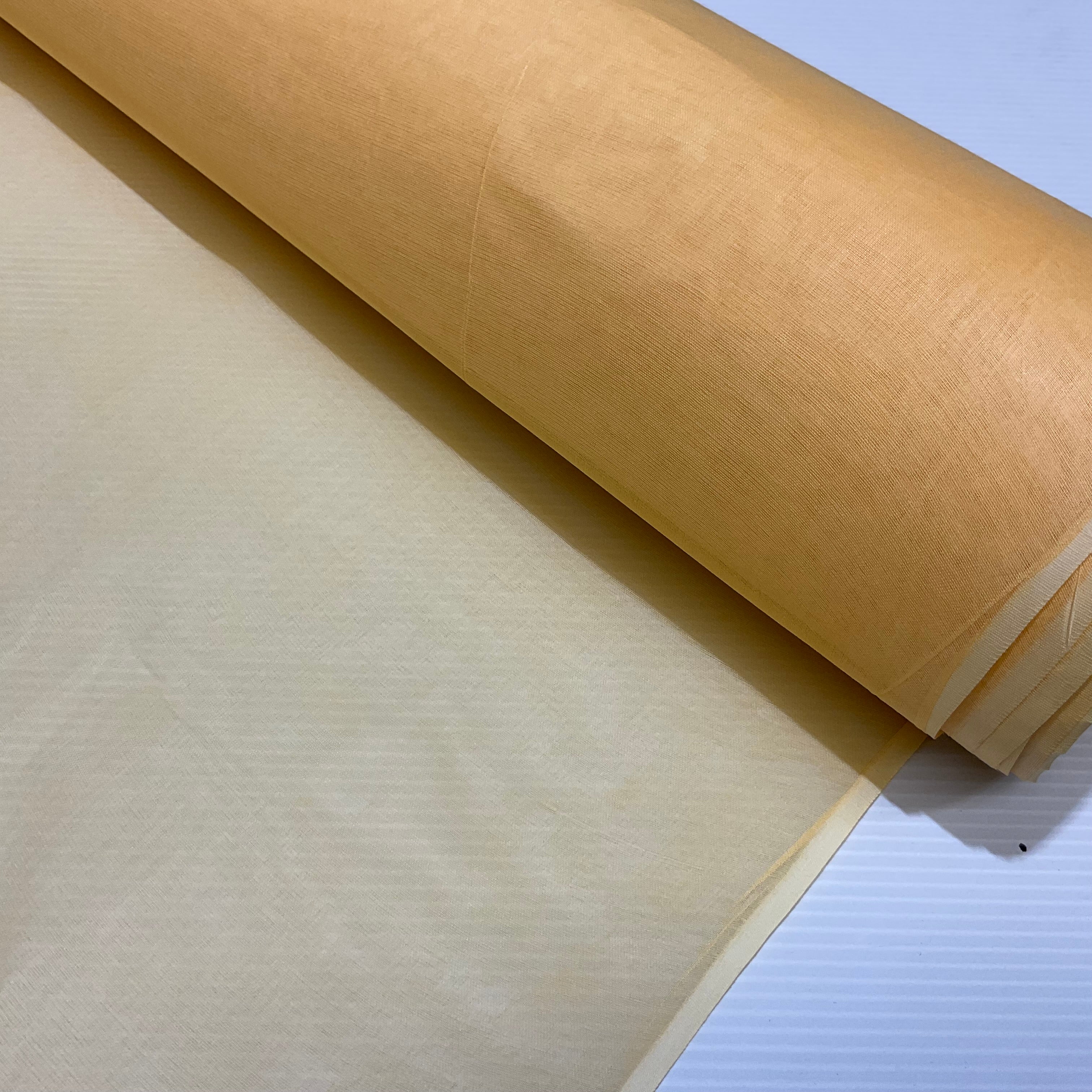 £3.50 100% Cotton Organdie stiff lightweight fabric used for lining 43' M689