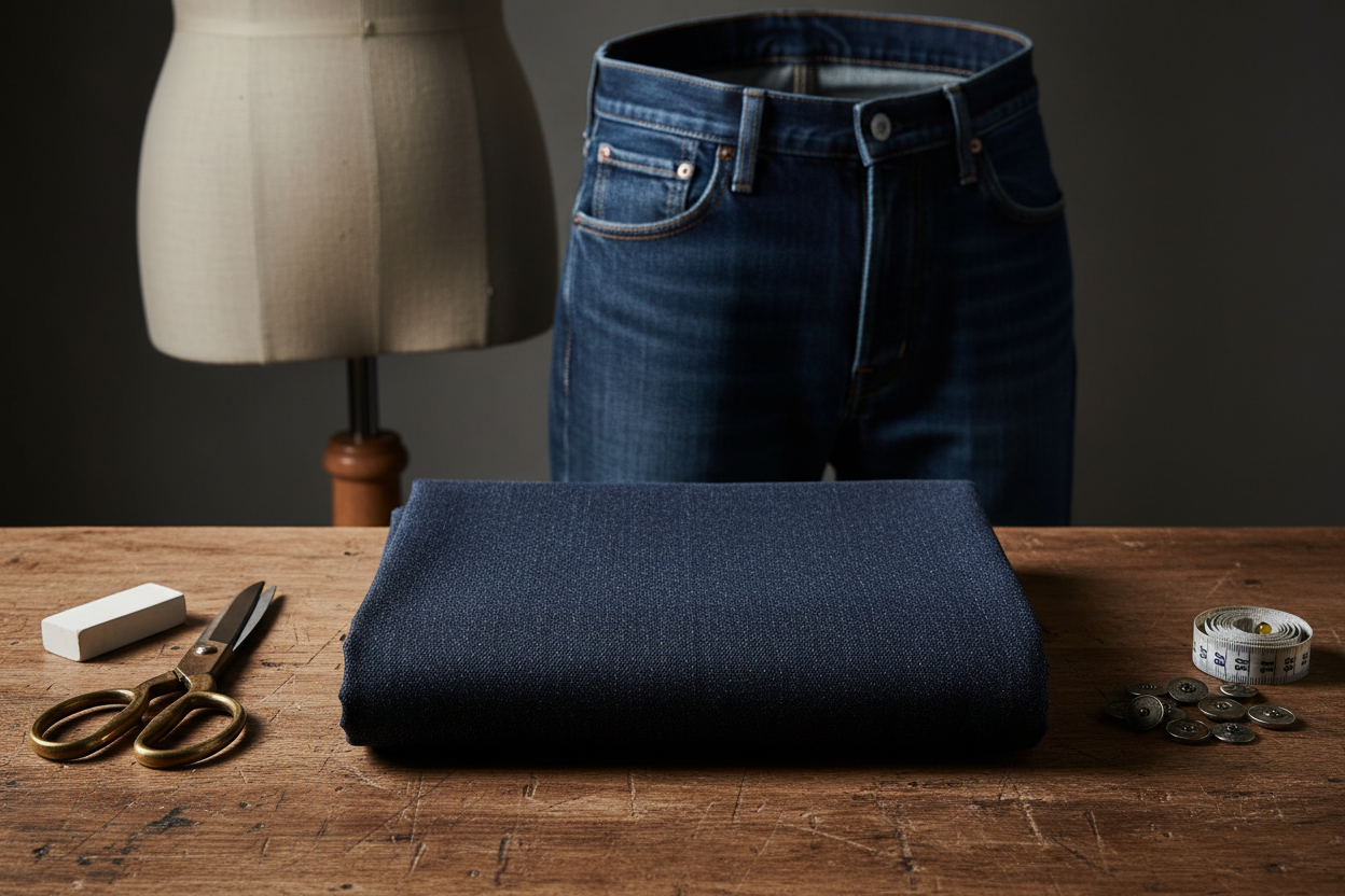14oz Heavyweight Indigo Denim Lifestyle