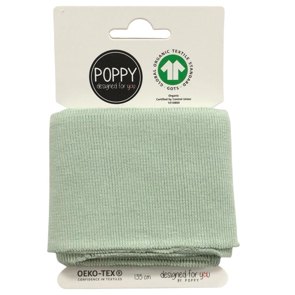 Organic Ribbed Cuffs Fabric ideal for Headbands cuffs 135cm Long 7cm Wide M1655