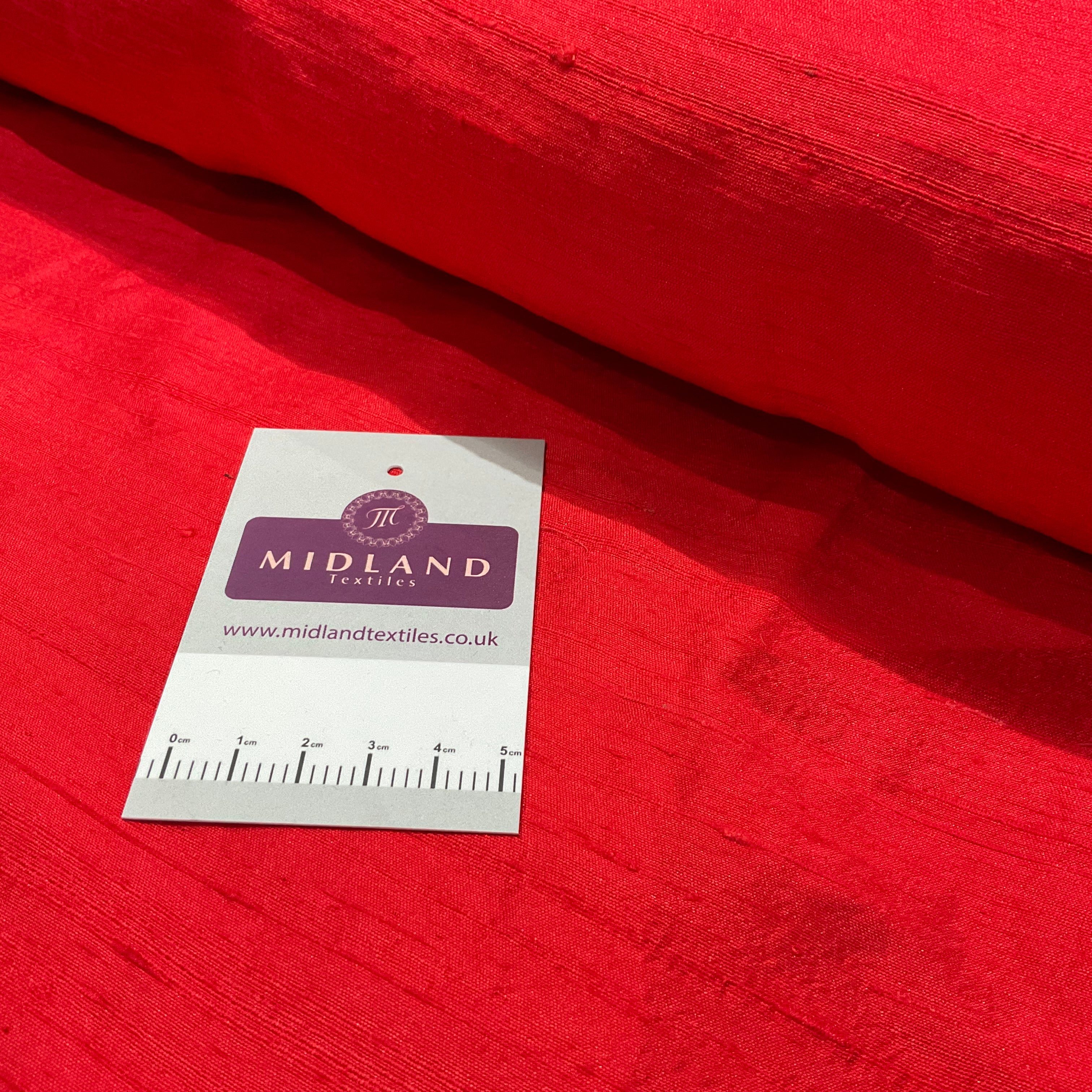 Pure 100% Silk Handloom Dupion Fabric – 44' Wide – Sold by Half Metre M2070