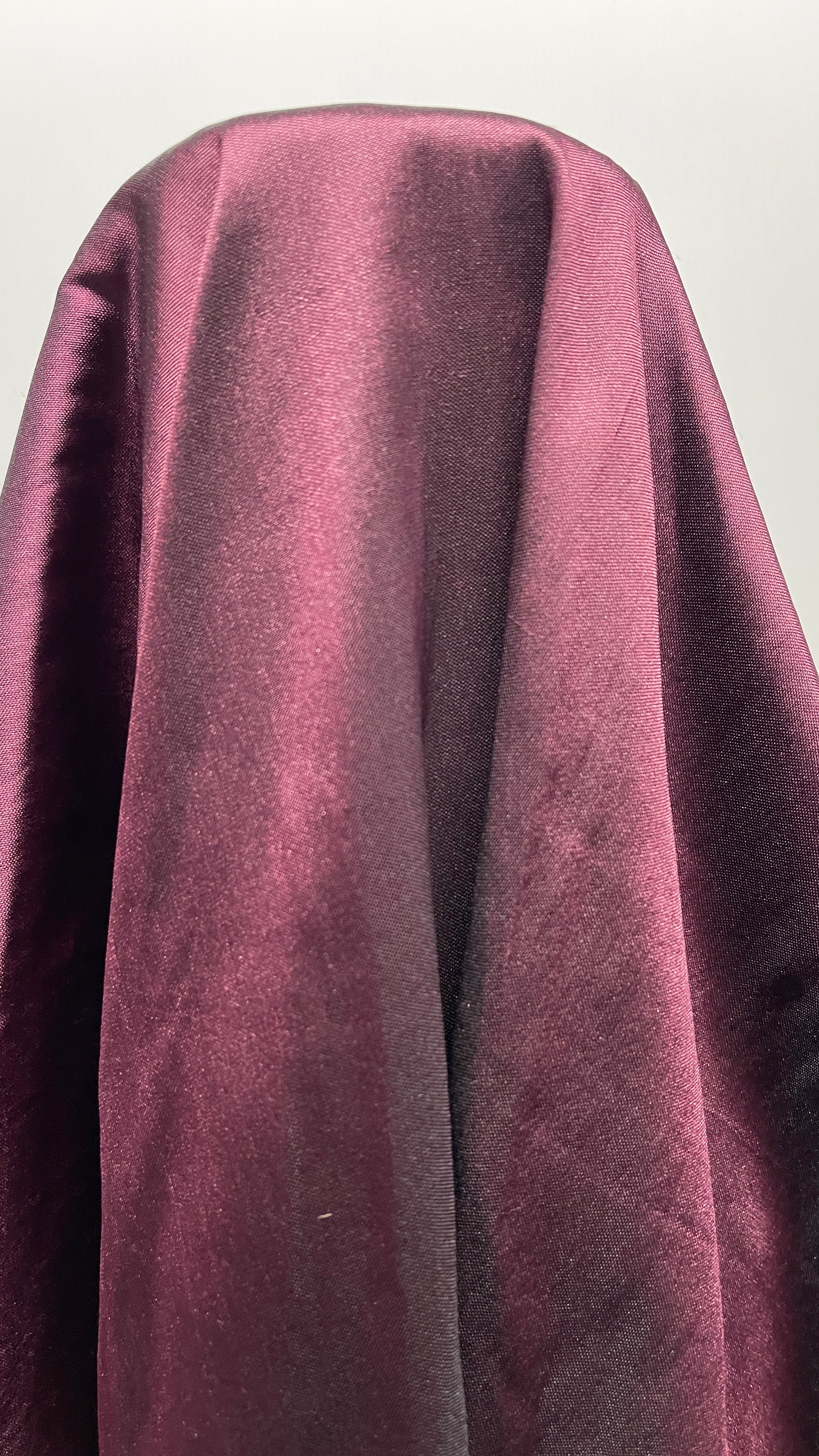 Plain Polyester Faux Silk Taffeta dress craft fabric 142cm wide M2135