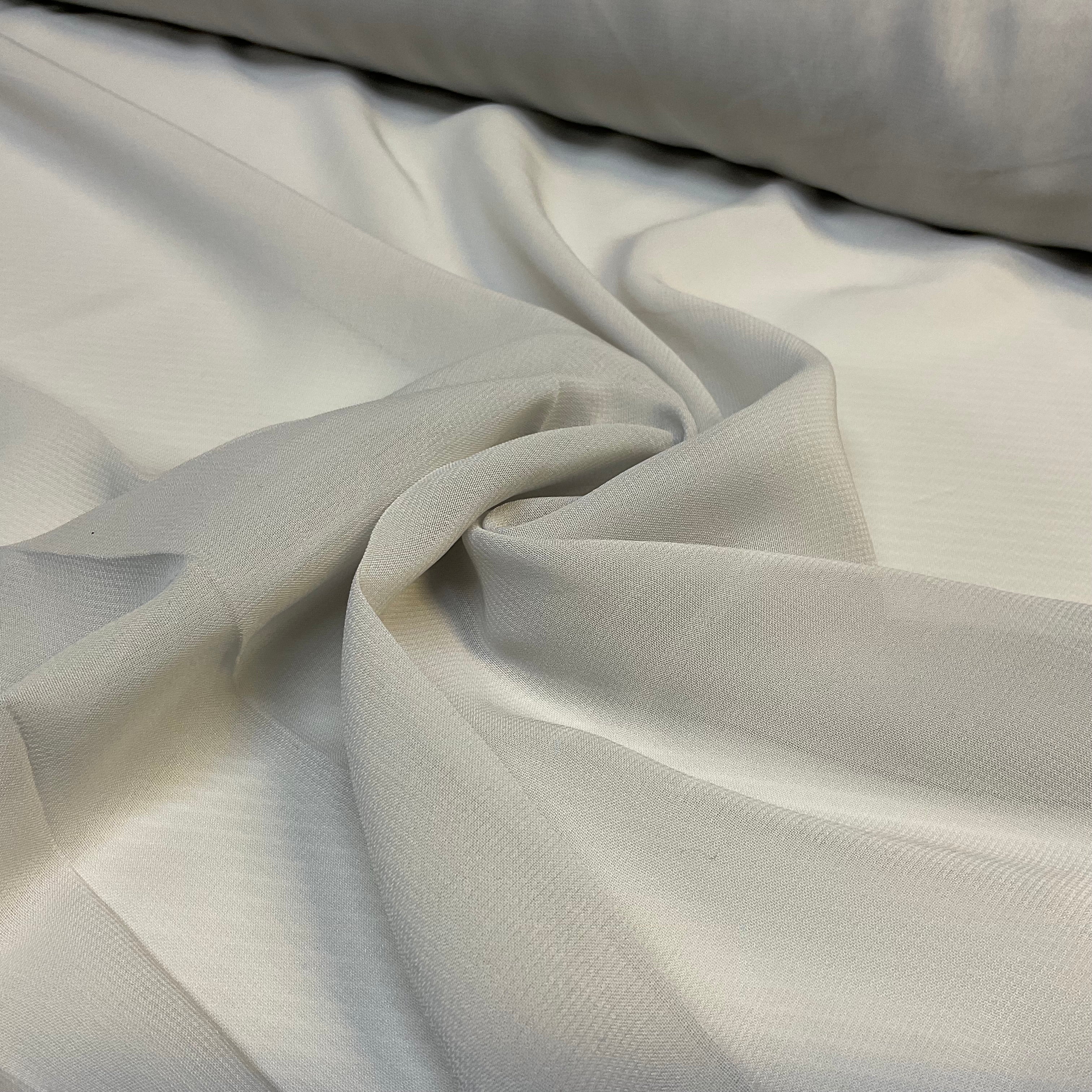 Plain lightweight sheer chiffon dress scarf fabric 150cm wide M2073
