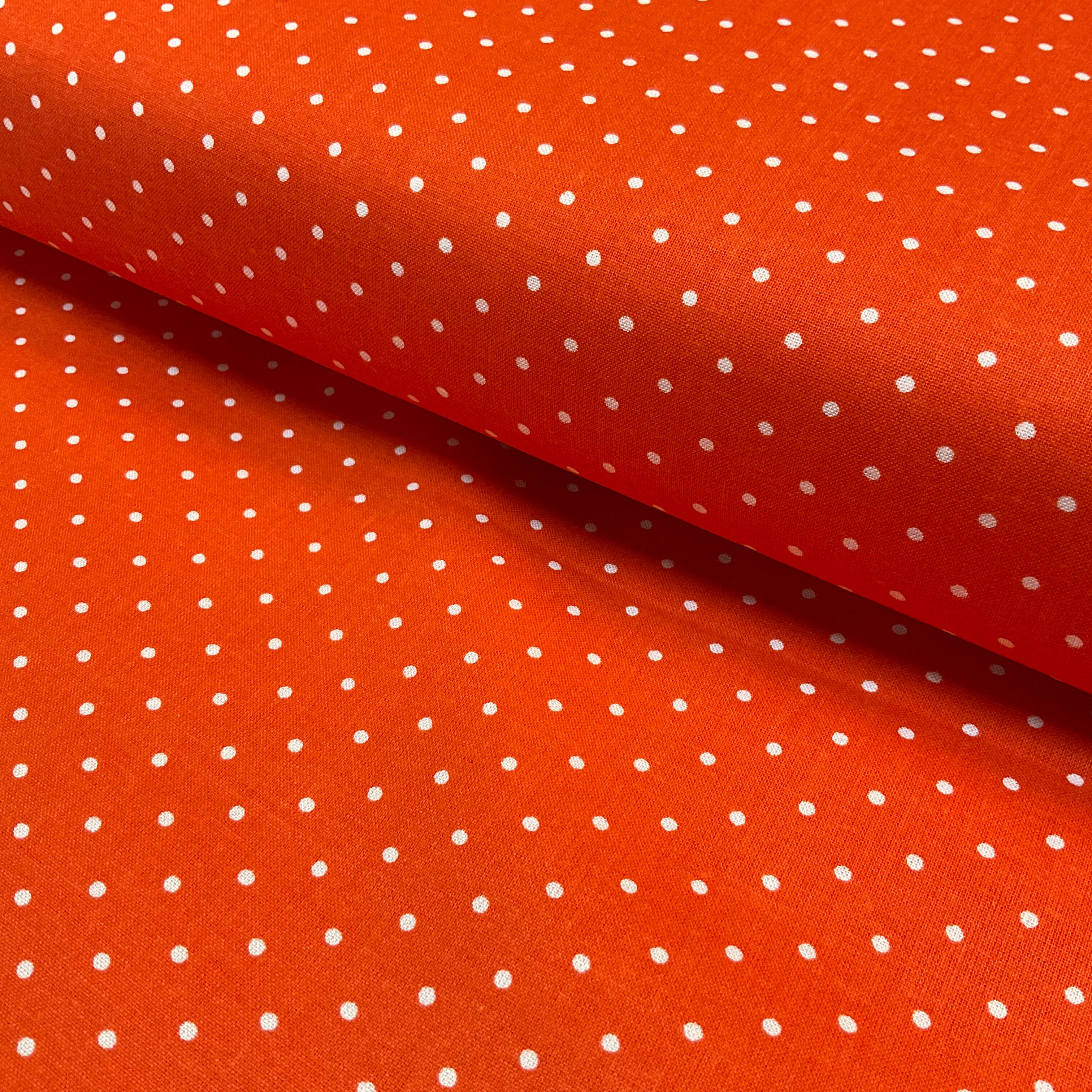 Swiss Pin Dot Spots 100% Cotton Poplin Fabric – 112cm Wide – Ditsy Polka Dot Design M2063