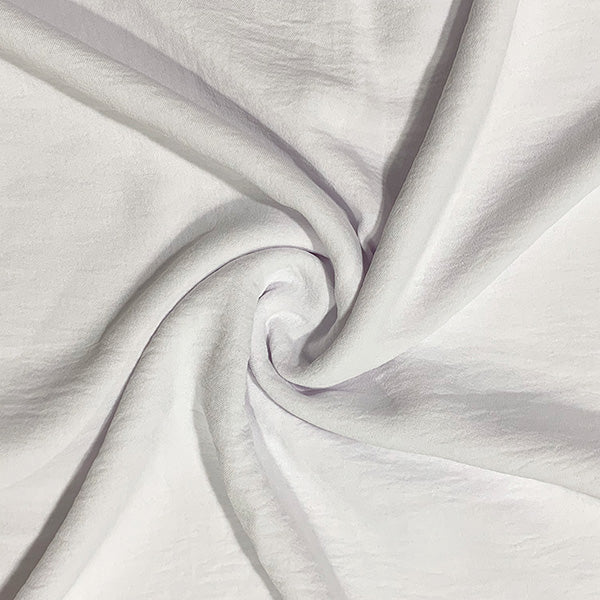 Plain Crinkle Stretch Poly Spandex Crepe Dress Fabric 150cm Wide M1974