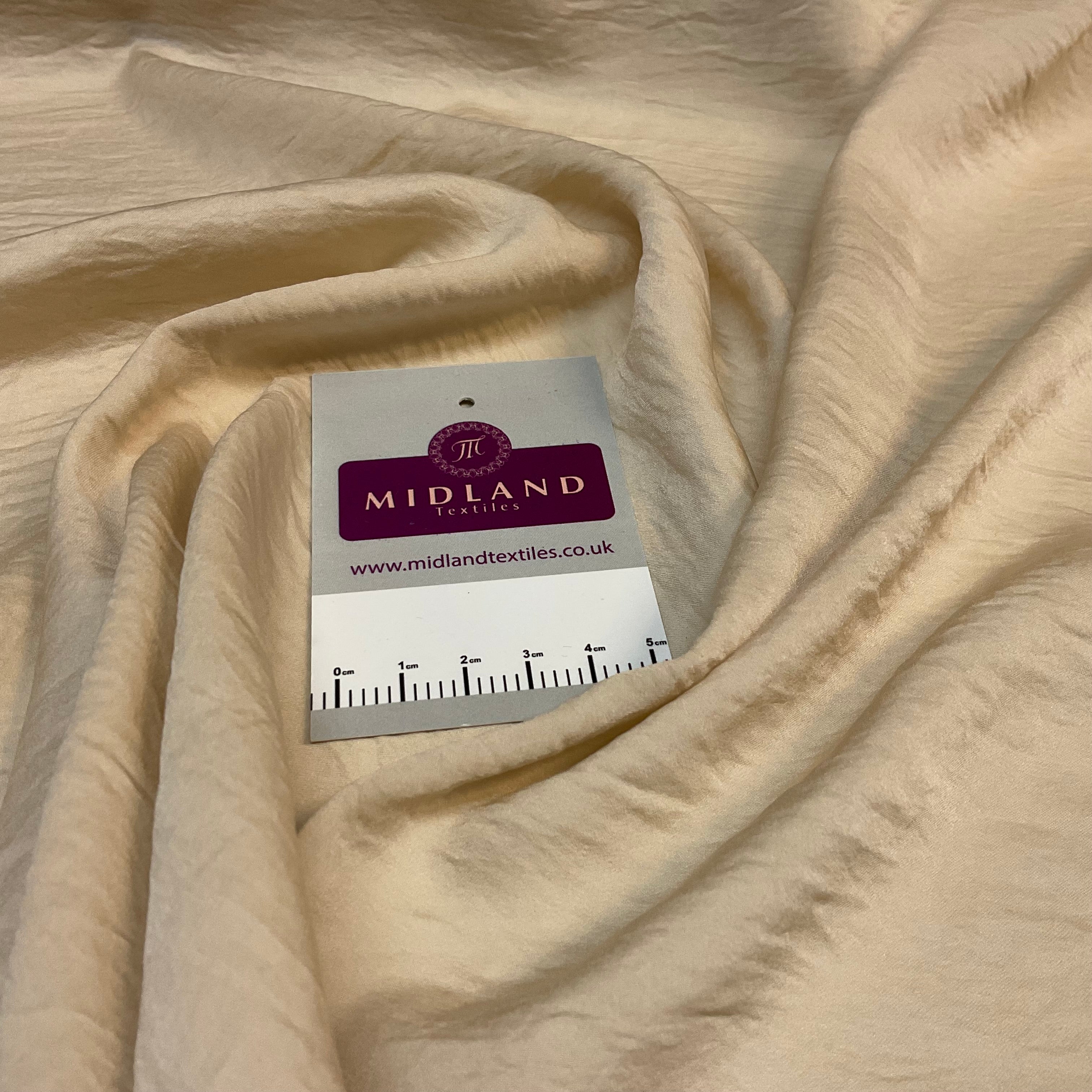 Silky Smooth Creased Crinkle Boho Crushed dress fabric M1799