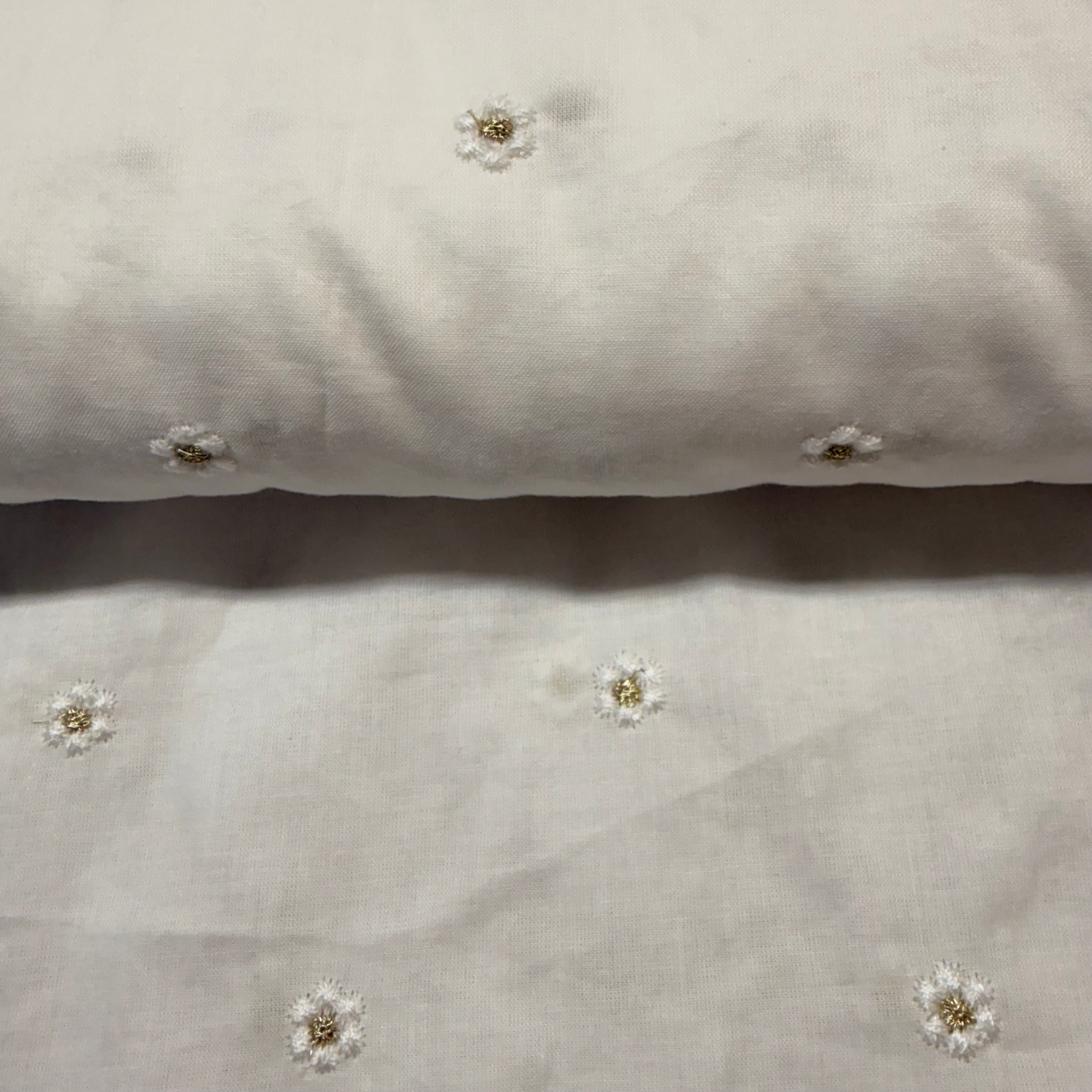 Cotton Voile Embroidery kaftan dress skirt fabric 147cm M2108