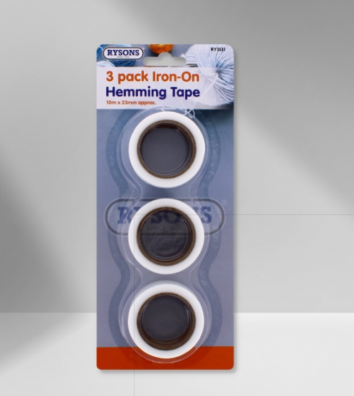 3pcs White double sided Hemming Tape M2038