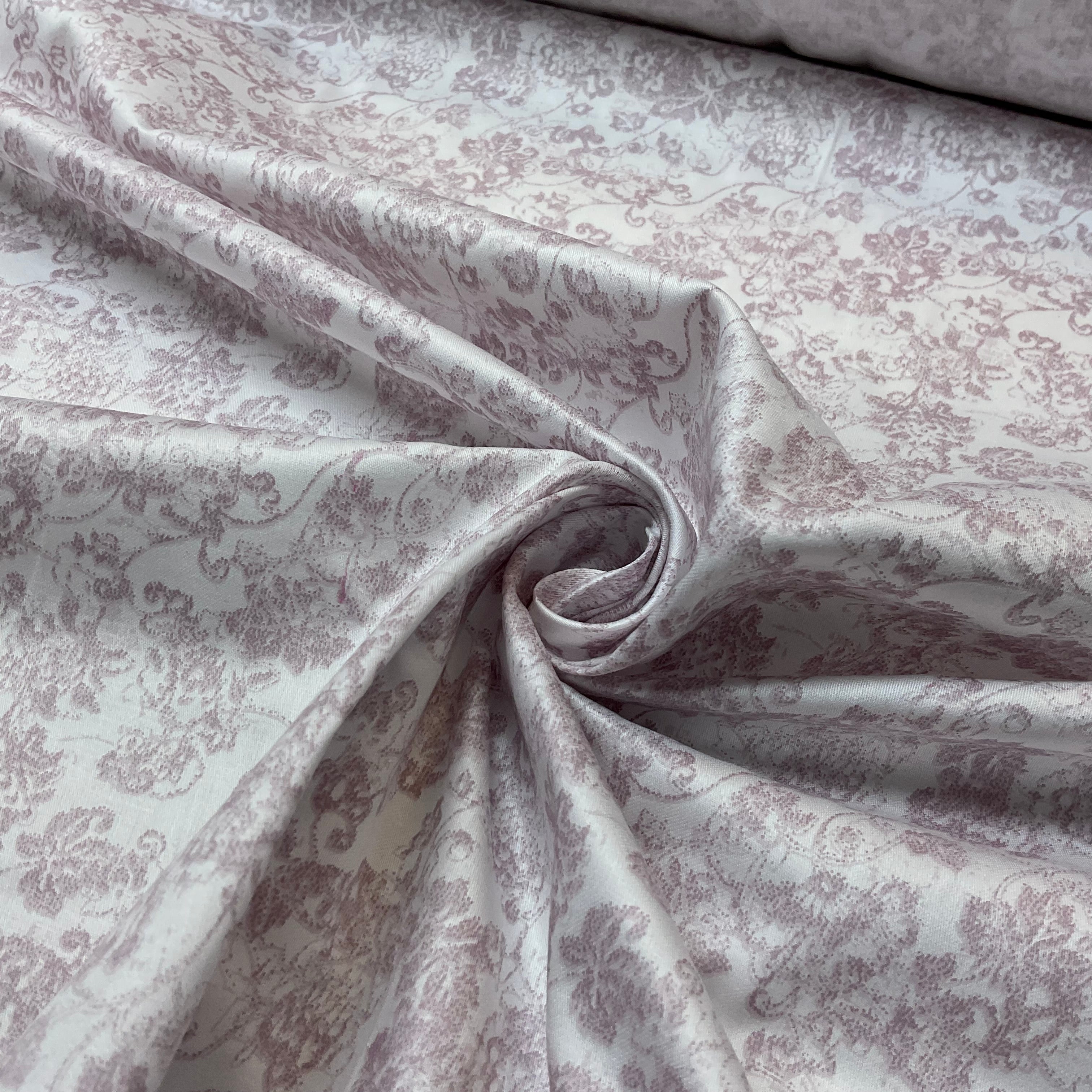 Floral smooth soft Cotton Satin dress skirt Fabric 150cm Wide M2096