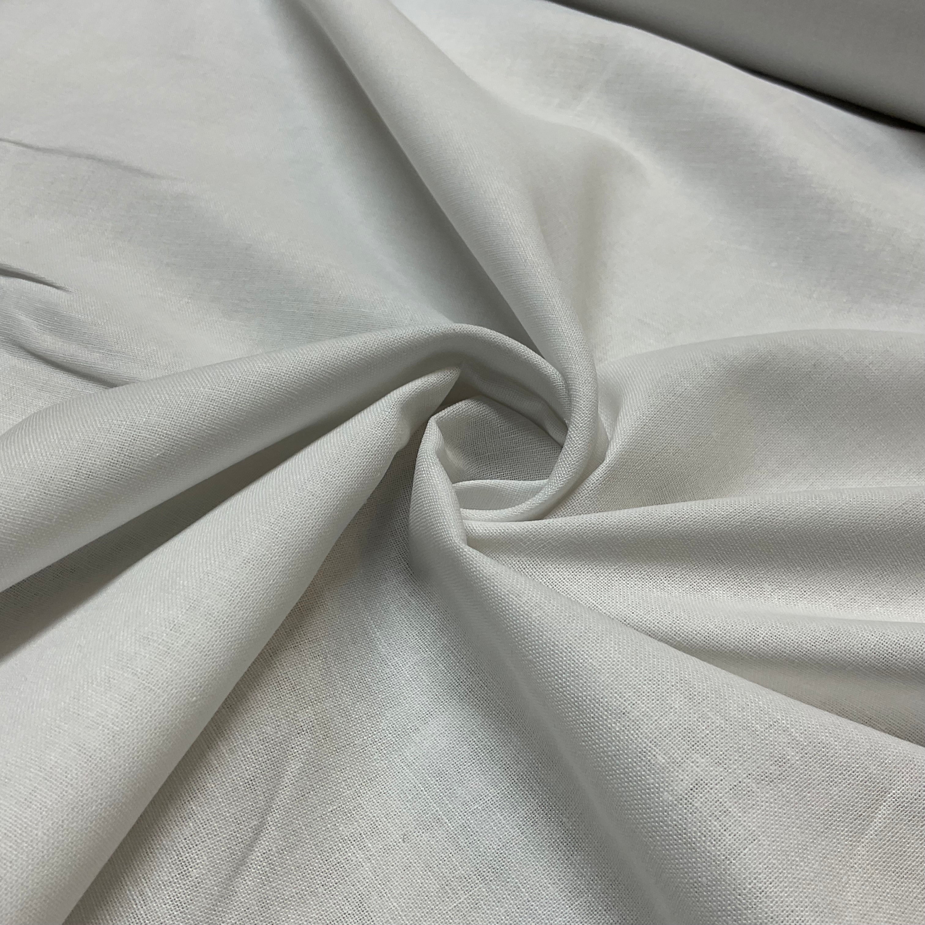 Plain Linen Cotton dressmaking  Fabric- 137cm wide - M2100