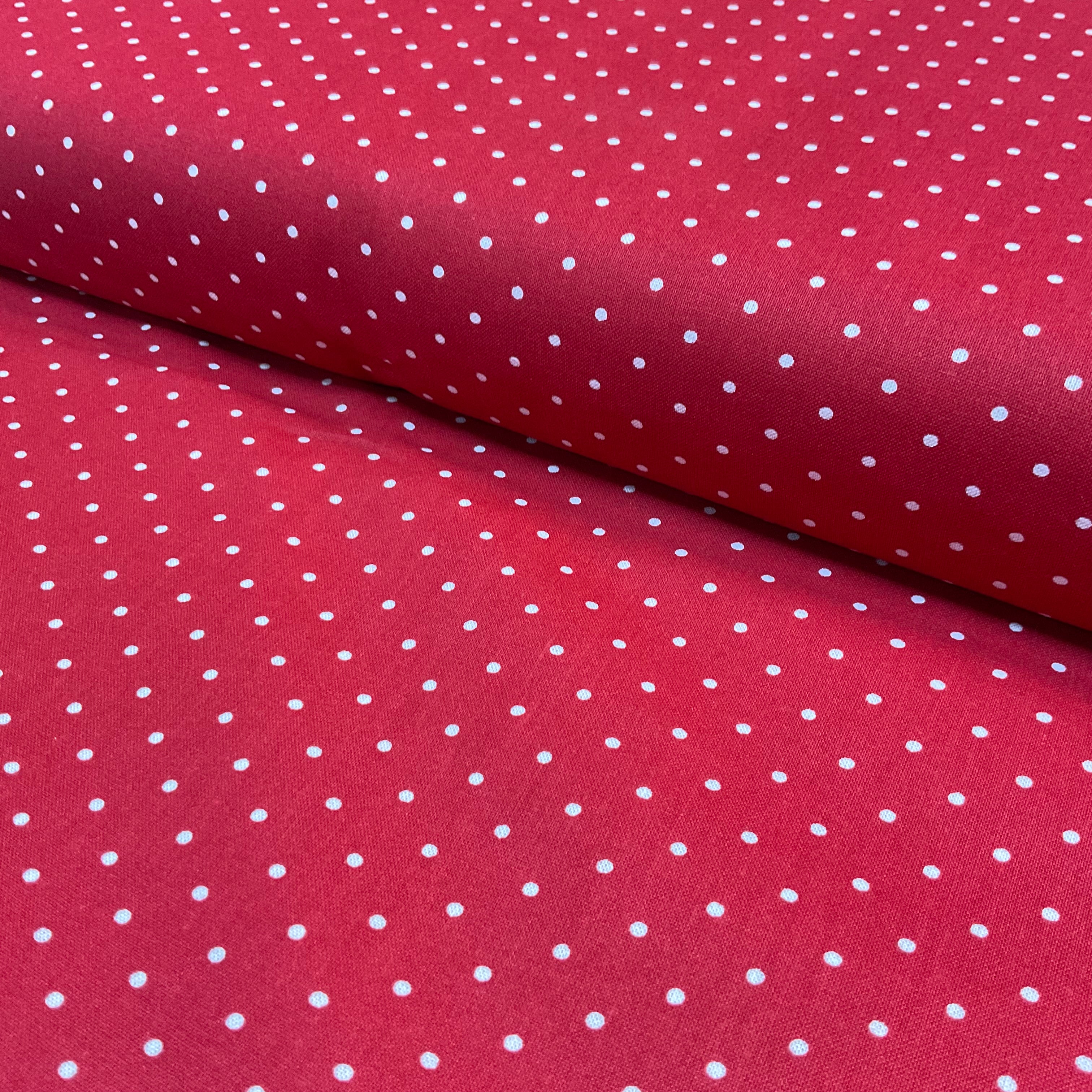 Swiss Pin Dot Spots 100% Cotton Poplin Fabric – 112cm Wide – Ditsy Polka Dot Design M2063