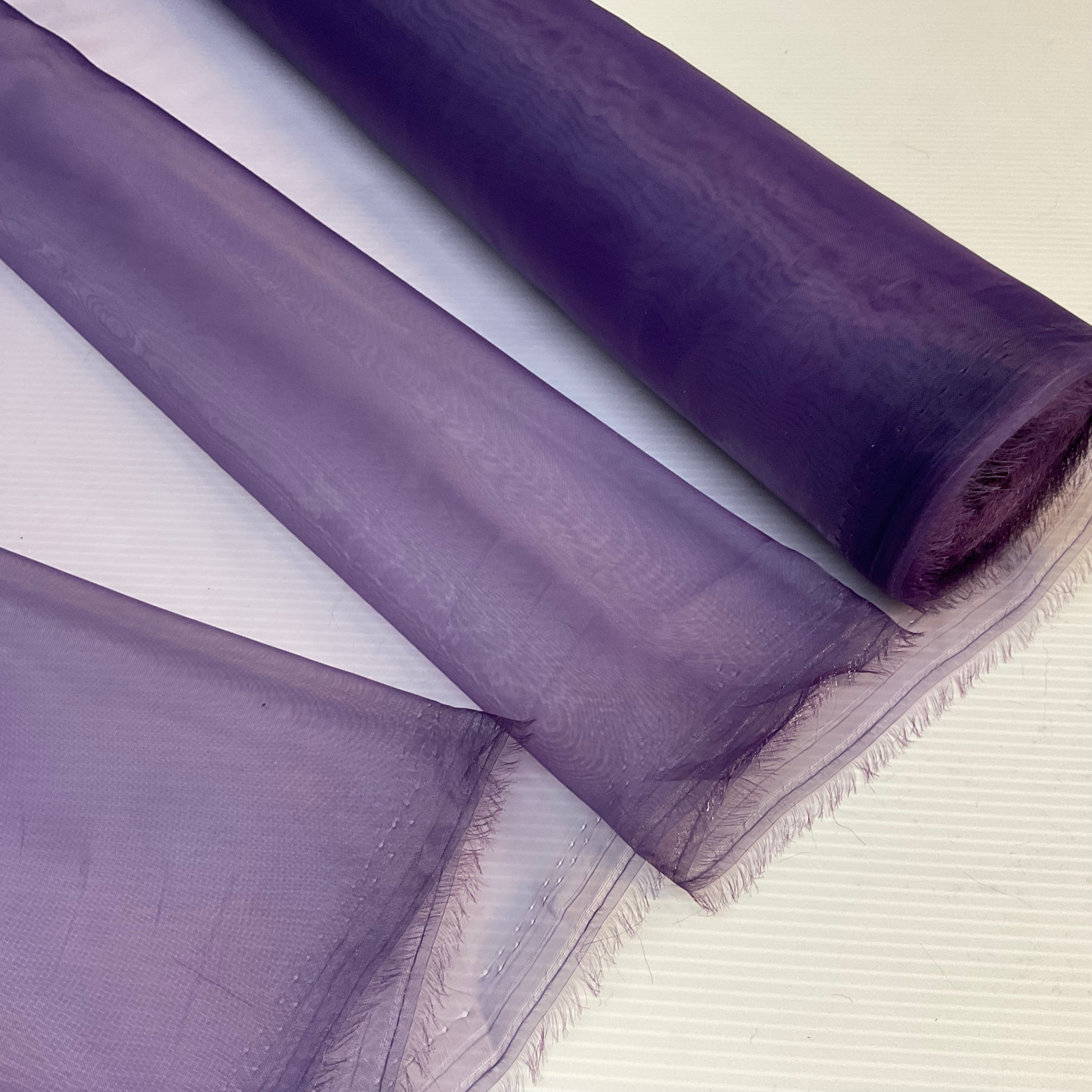 Plain Sheer Lightweight Organza Voile Drape Curtain, Wedding, Chair Sash Fabric 150cm Wide M1750
