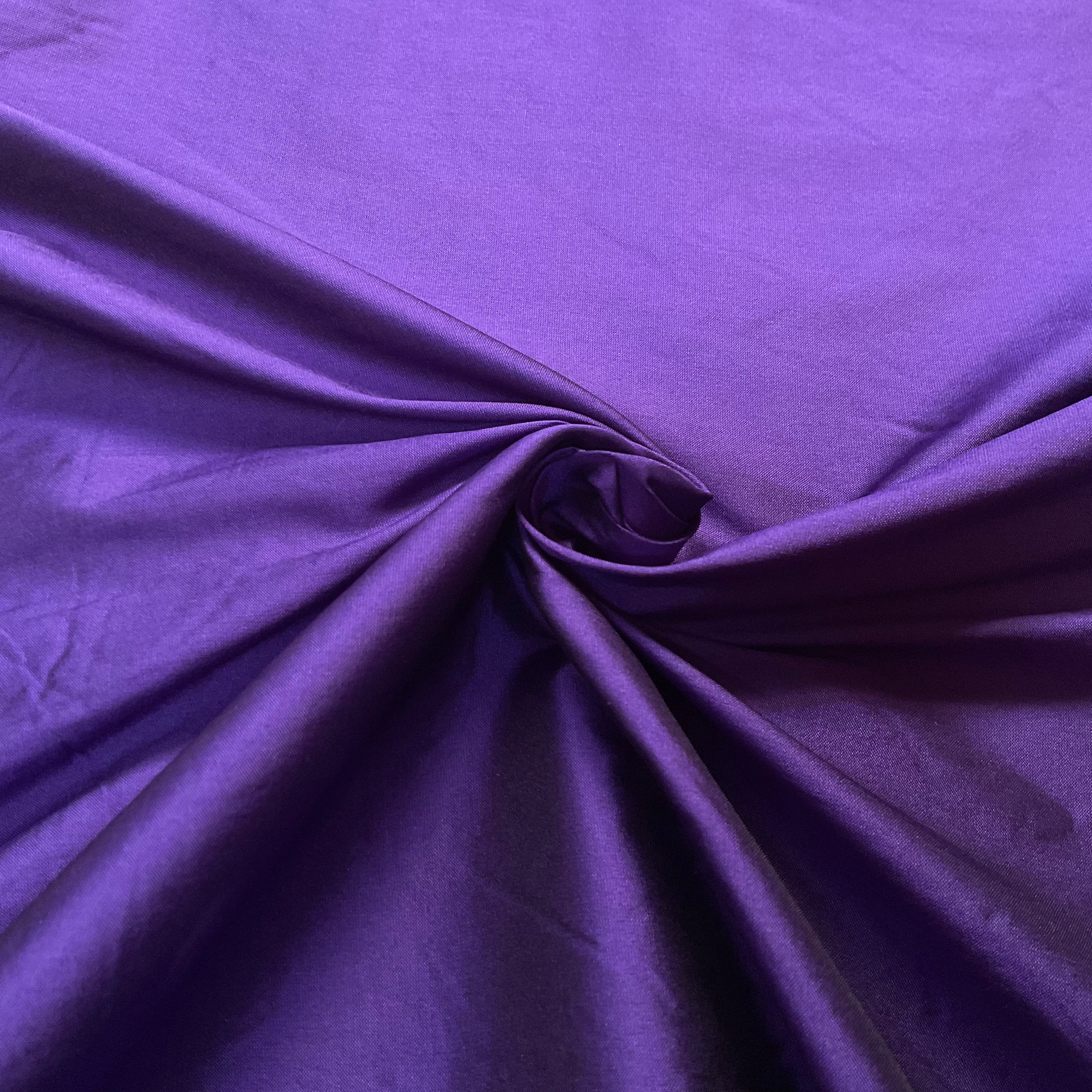 Plain Polyester Faux Silk Taffeta dress craft fabric 142cm wide M2135