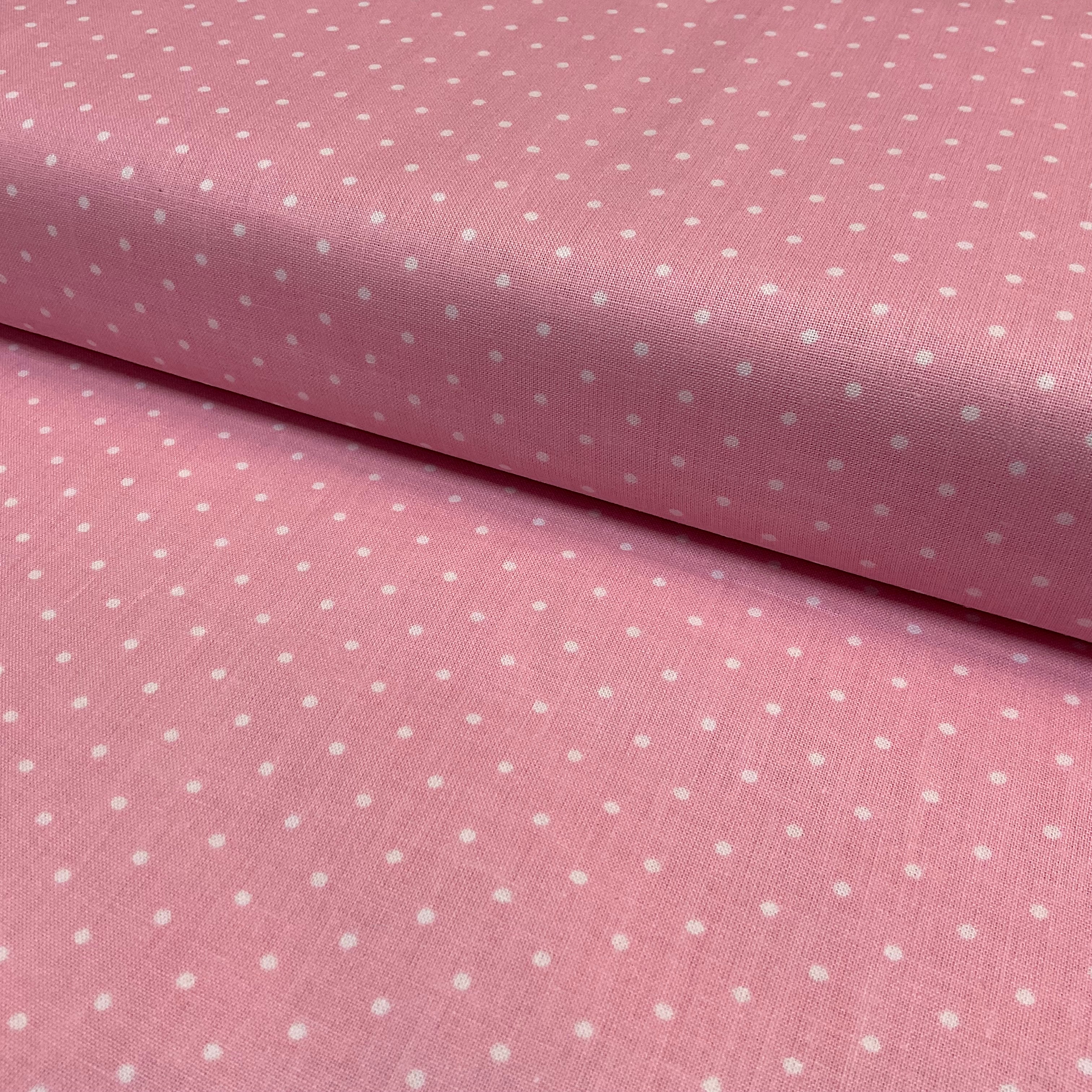 Swiss Pin Dot Spots 100% Cotton Poplin Fabric – 112cm Wide – Ditsy Polka Dot Design M2063