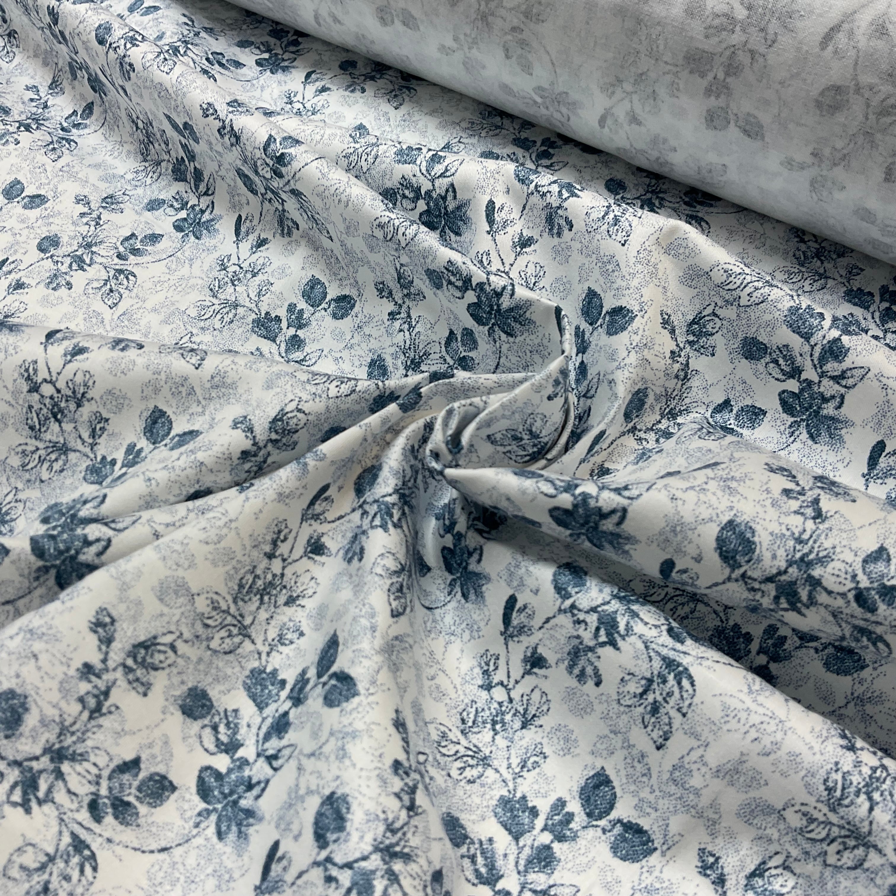 Premium Cotton Sateen Floral Print Dress Fabric 150cm Wide M2097