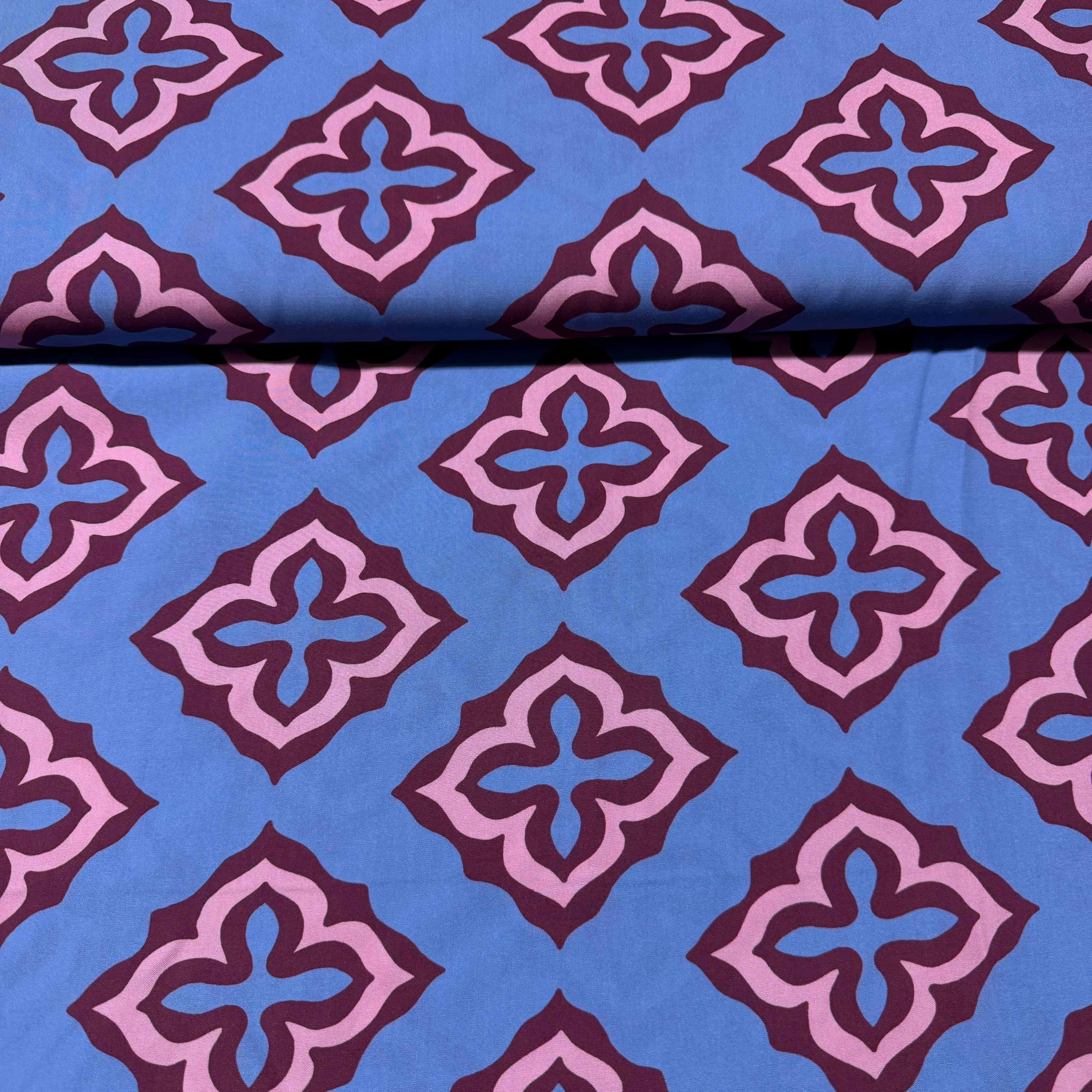 Viscose Radiance Abstract Print Fabric – 147cm Wide M2113