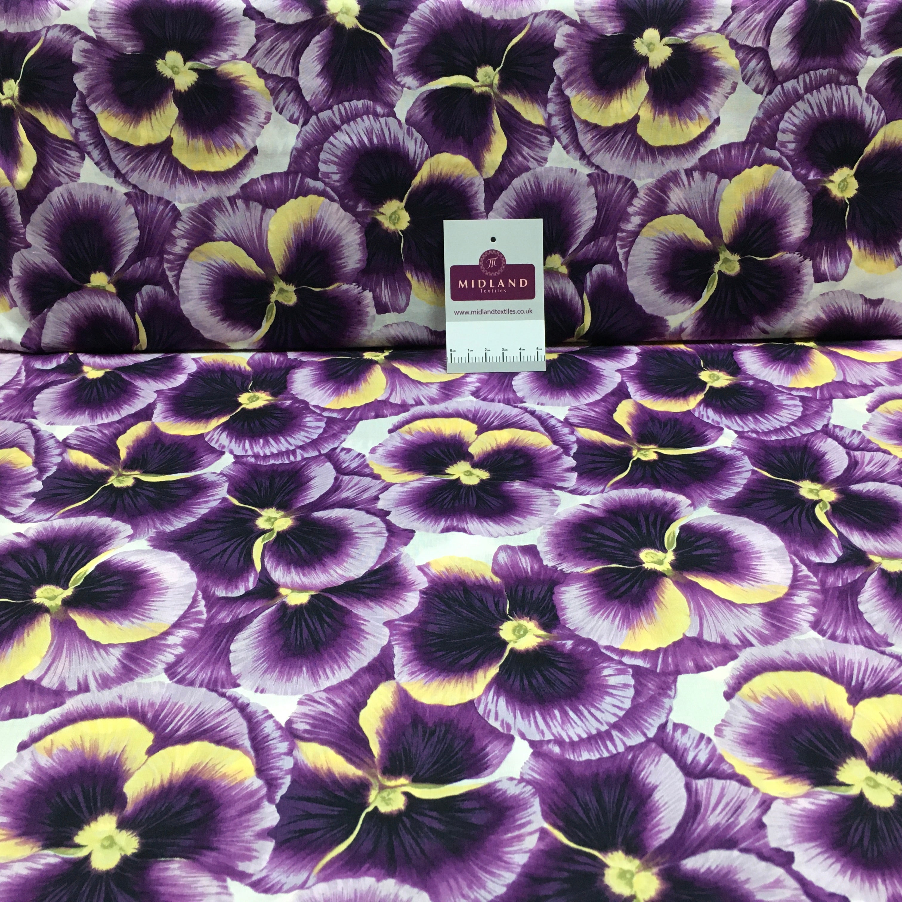 Printed 100% Cotton Floral Lawn Dress Fabric M1406