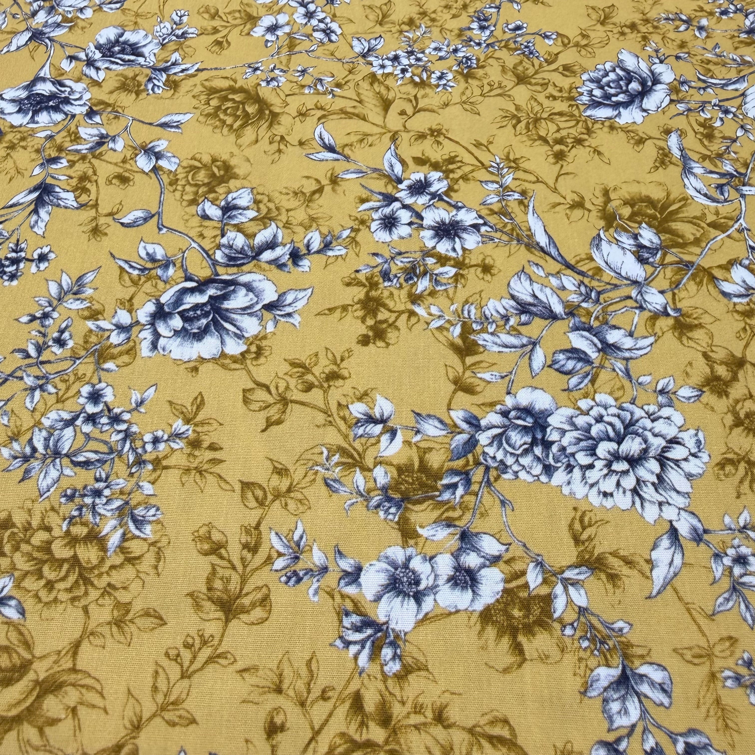 Graceful Meadow Cotton Print Fabric – 100% Cotton - 147cm Wide - M2132