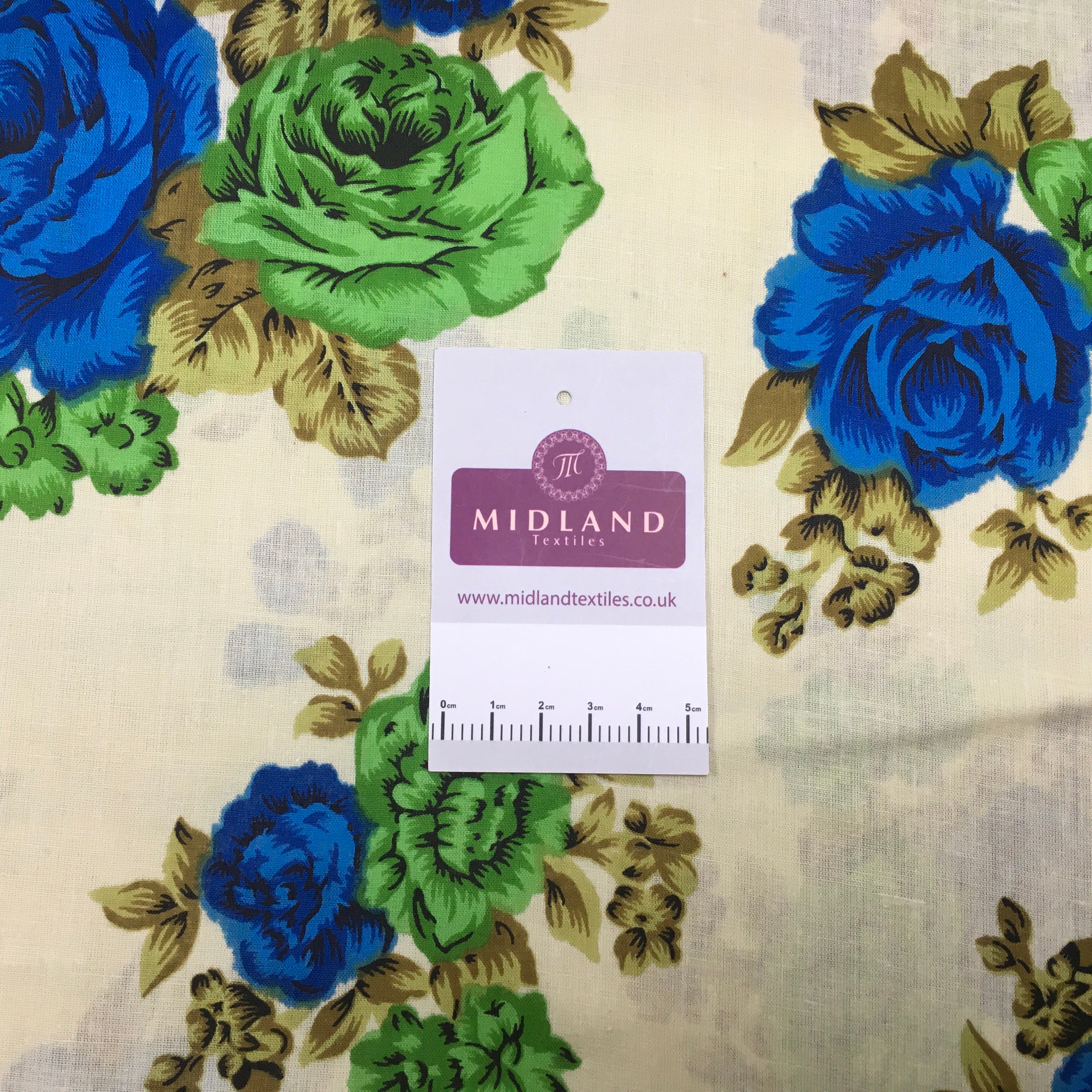 Printed 100% Combed Cotton Voile Fabric M1484