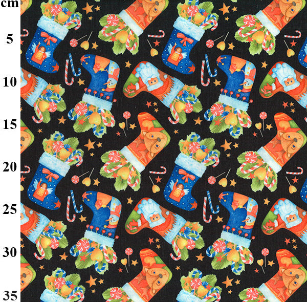 Christmas Polycotton Prints – Festive Fabrics for Crafts Sewing 🎄✨ M2027