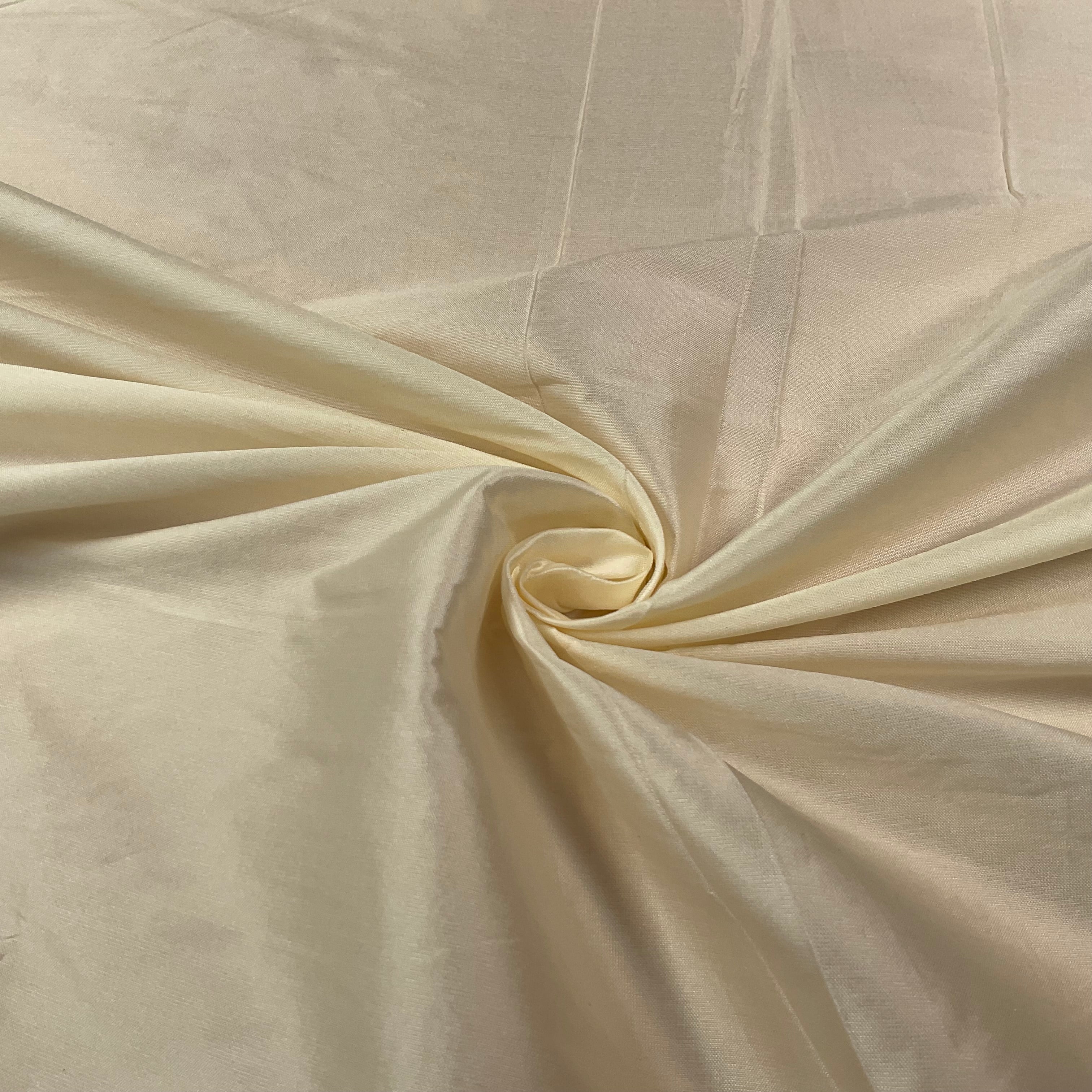 Plain Polyester Faux Silk Taffeta dress craft fabric 142cm wide M2135
