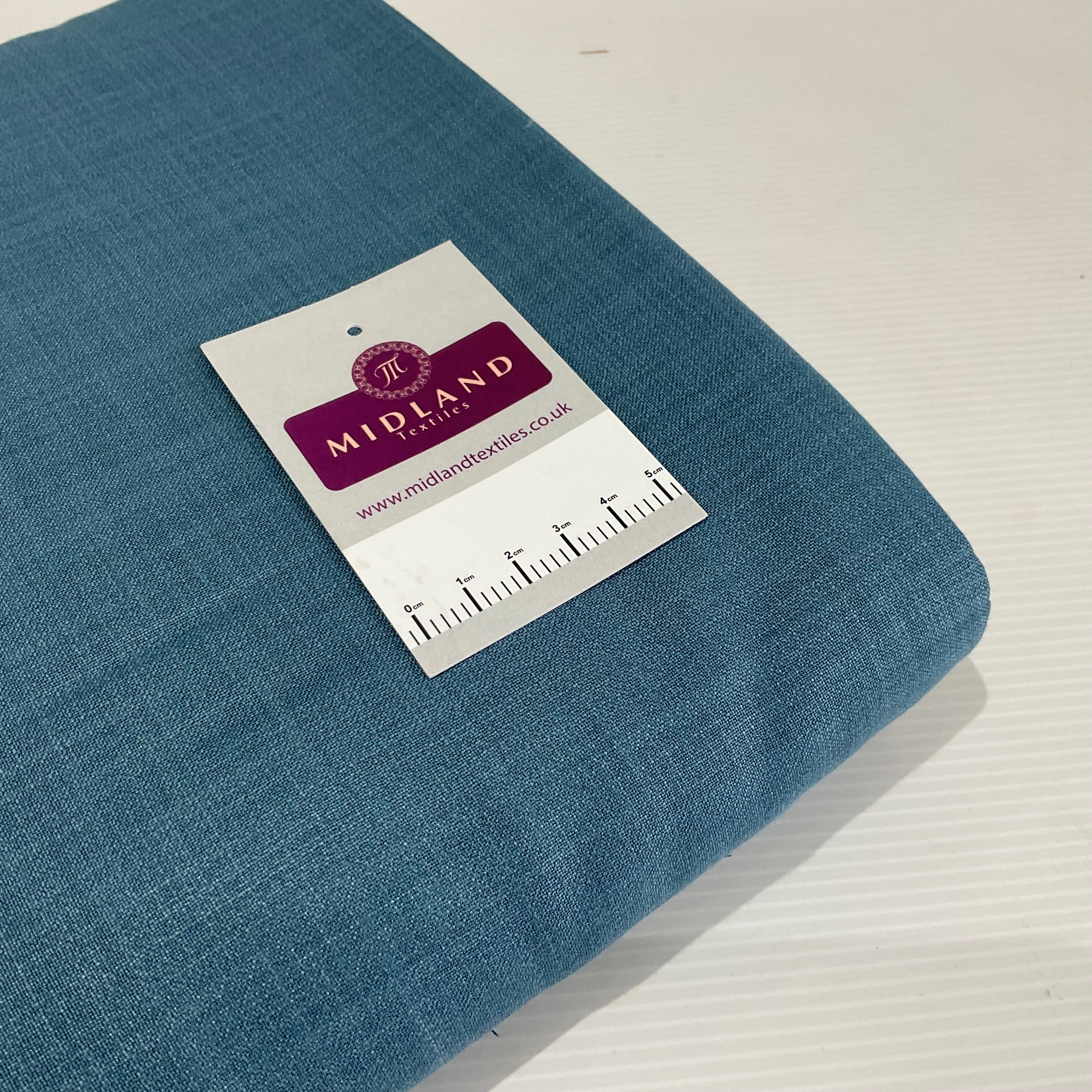 Plain Cotton Linen ideal for dress skirt blouses 100cm wide fabric M1968