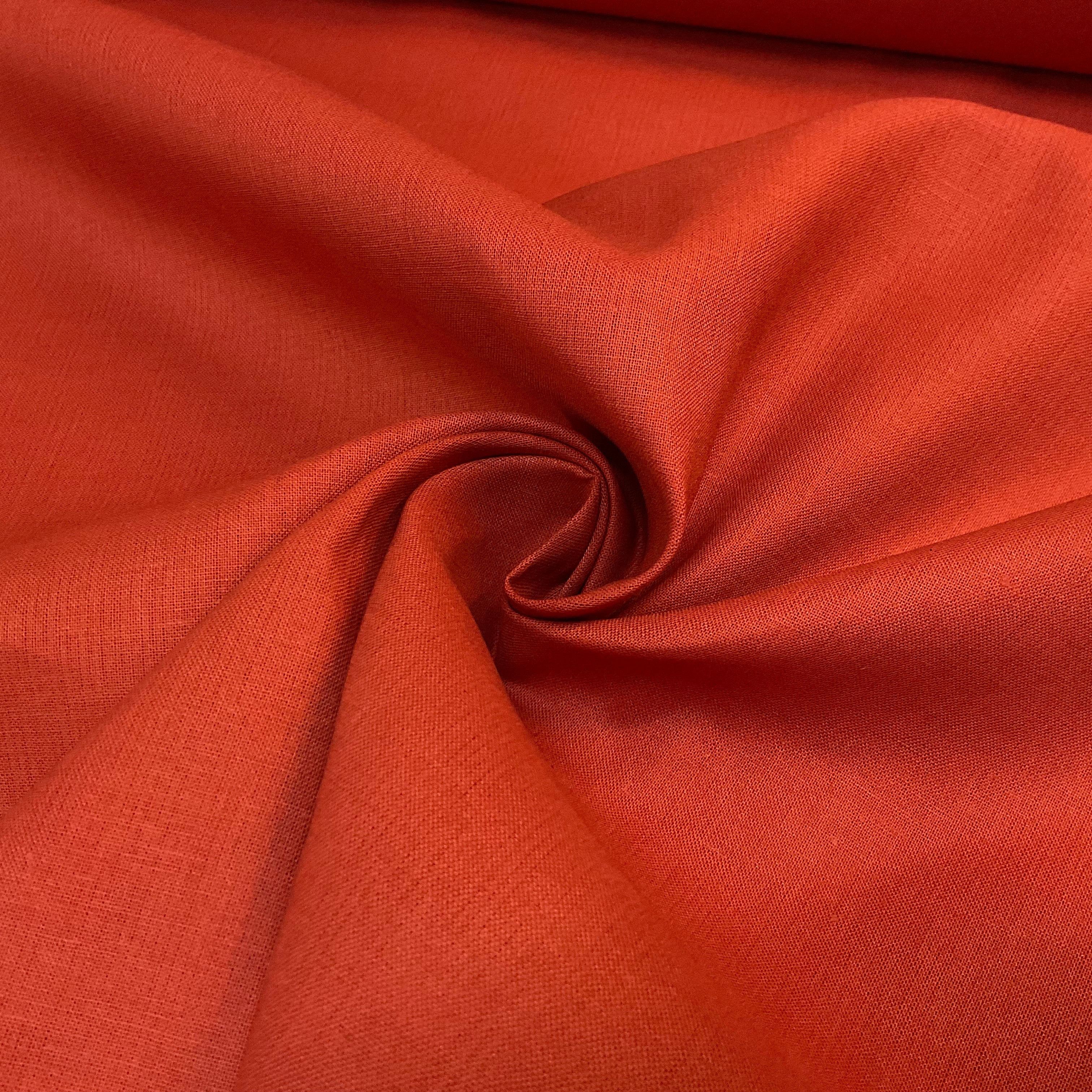 Plain Linen Cotton dressmaking  Fabric- 137cm wide - M2100