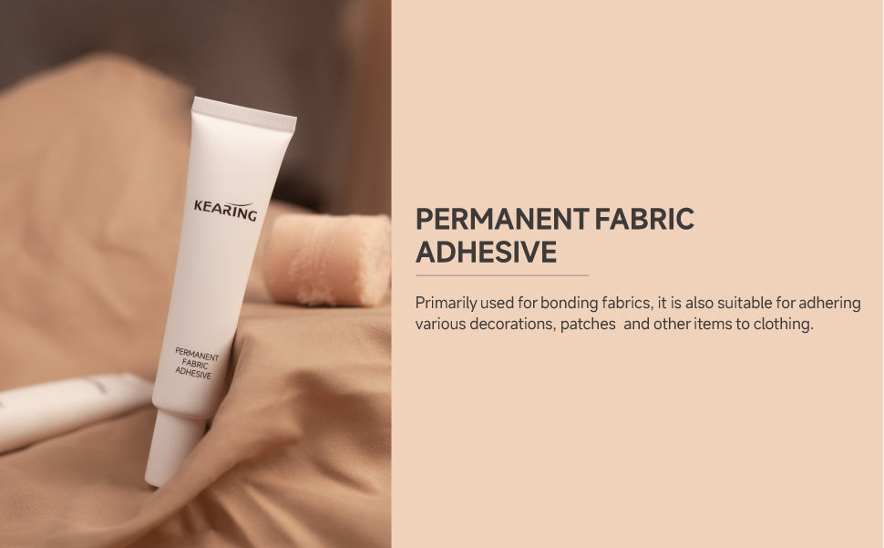 Permanent Fabric Adhesive ideal for hems, appliques, trims M1994