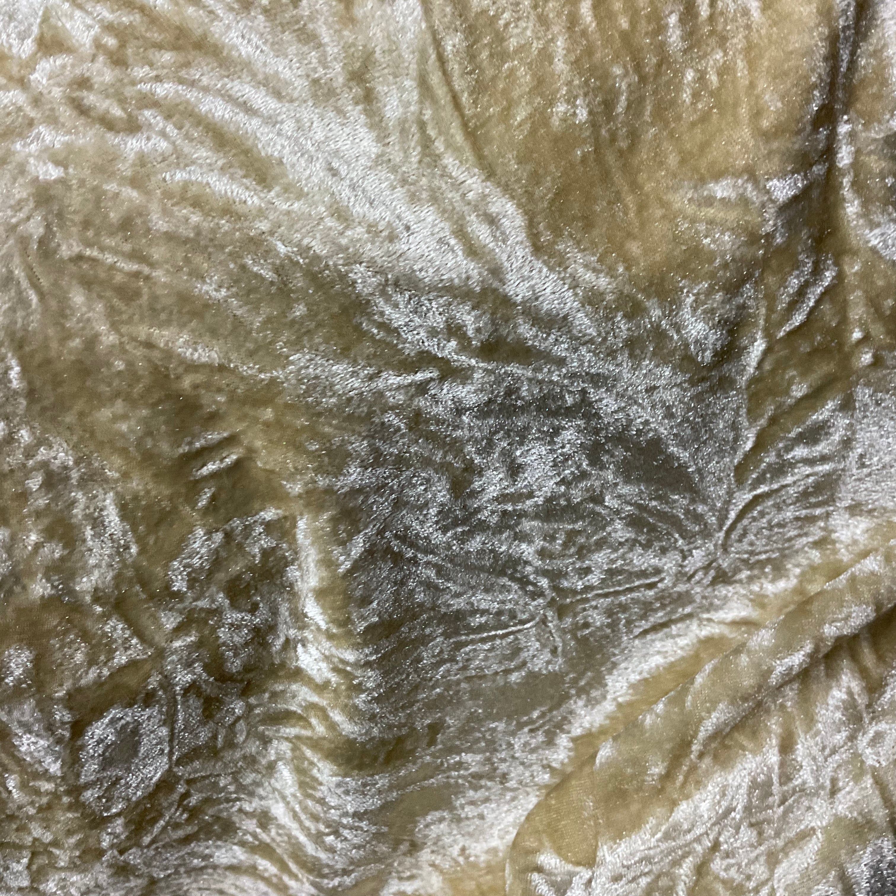 Creased Ice Velvet One way stretch Dress Fabric 58' M607 Mtex