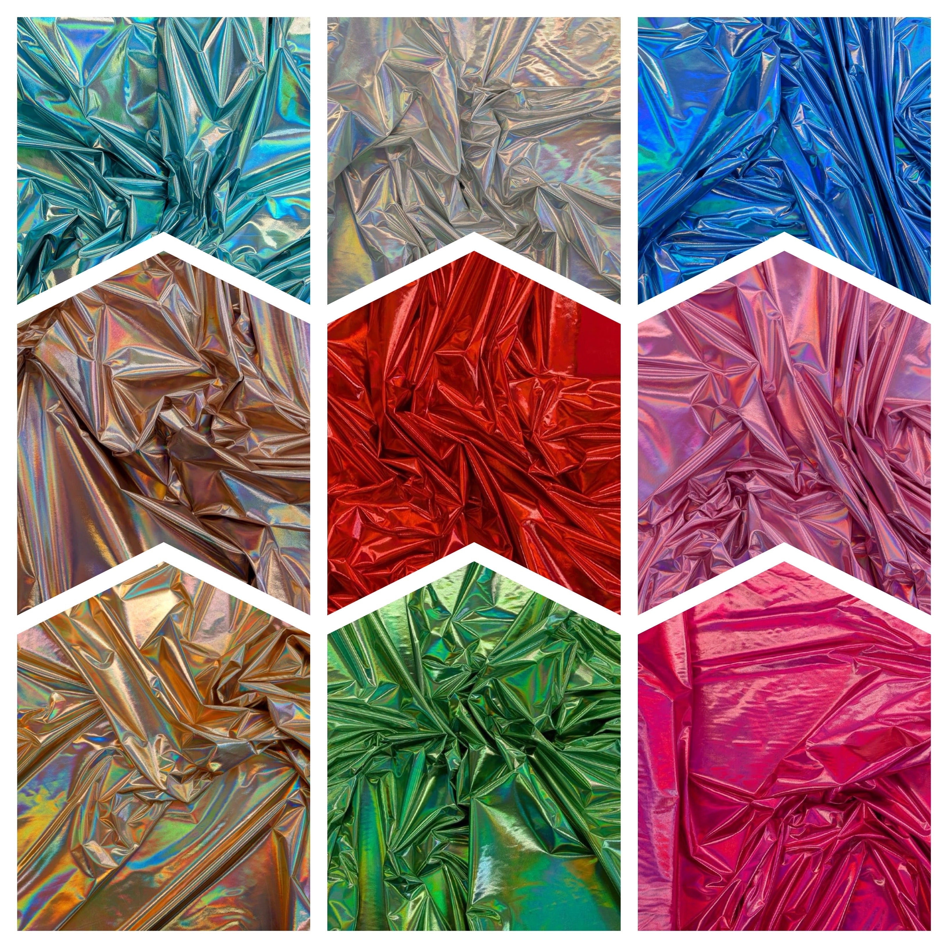 Stunning Two Tone Foil 4-Way Stretch Dress Fabric - Perfect for Dance M2003