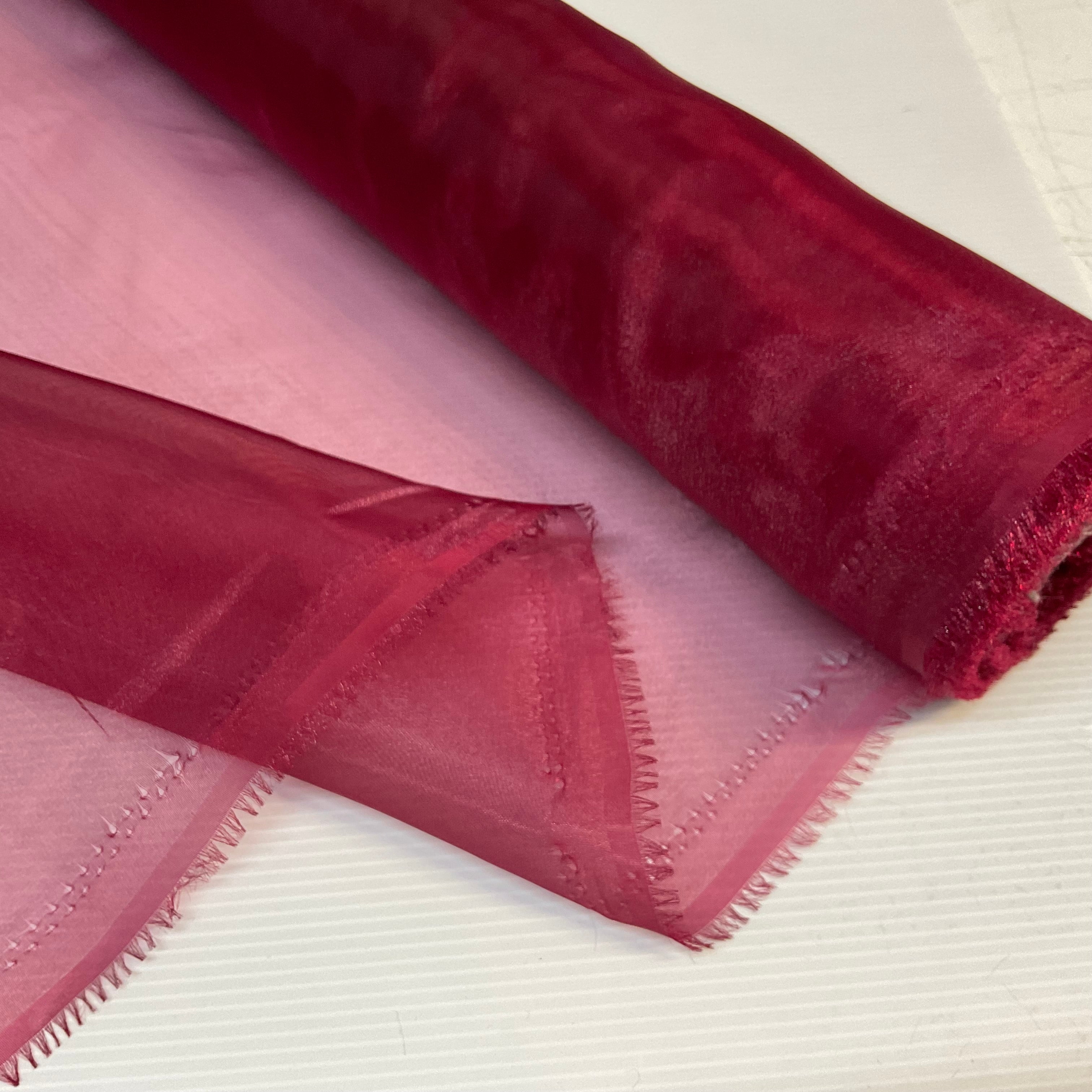 Plain Sheer Lightweight Organza Voile Drape Curtain, Wedding, Chair Sash Fabric 150cm Wide M1750