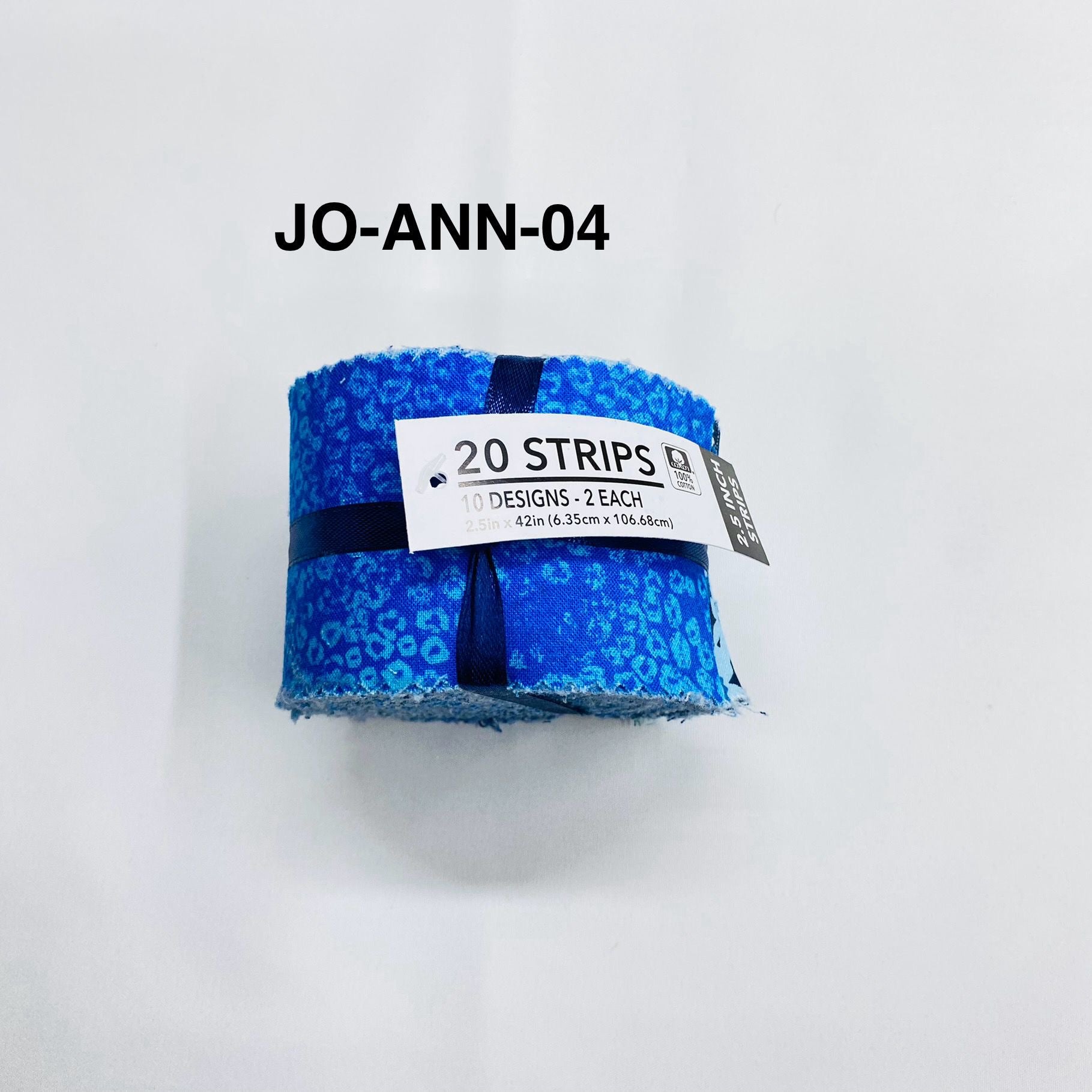 Jelly Roll Fabric Strips - 20 Pieces, 10 Designs  - 2.5 Inch x 42 Inch (Approx.) Fabric M1983