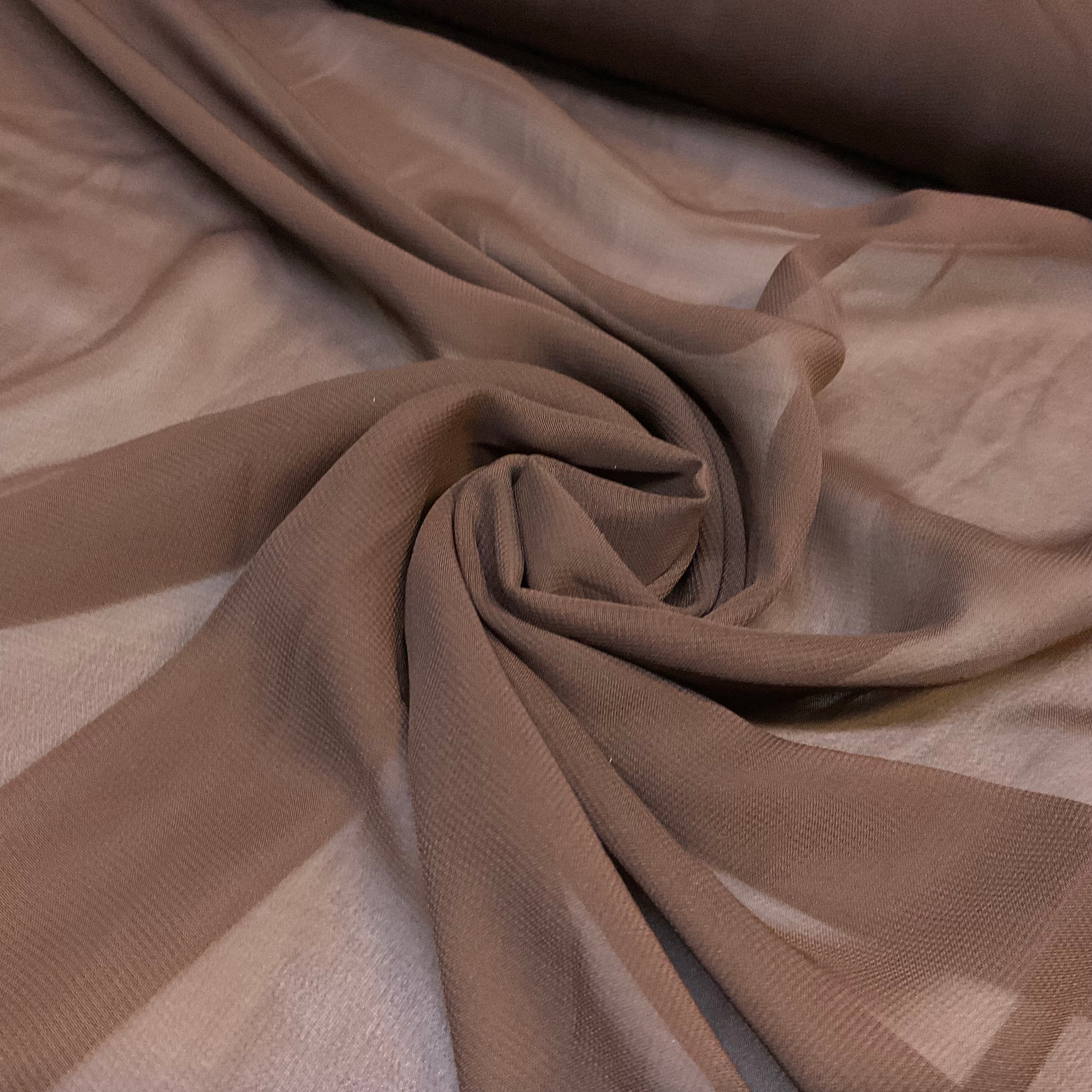Plain lightweight sheer chiffon dress scarf fabric 150cm wide M2073