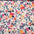 Colour Wash Floral Cotton Print Fabric – 100% Cotton - 147cm Wide - M2124