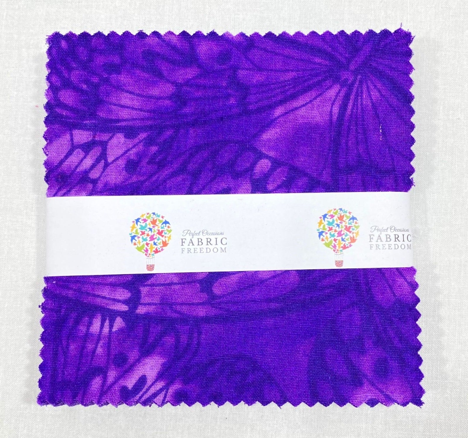 Melody Butterfly Print 5' Quilting Cotton Fabric Squares - 42 x 5' by 5' M1982