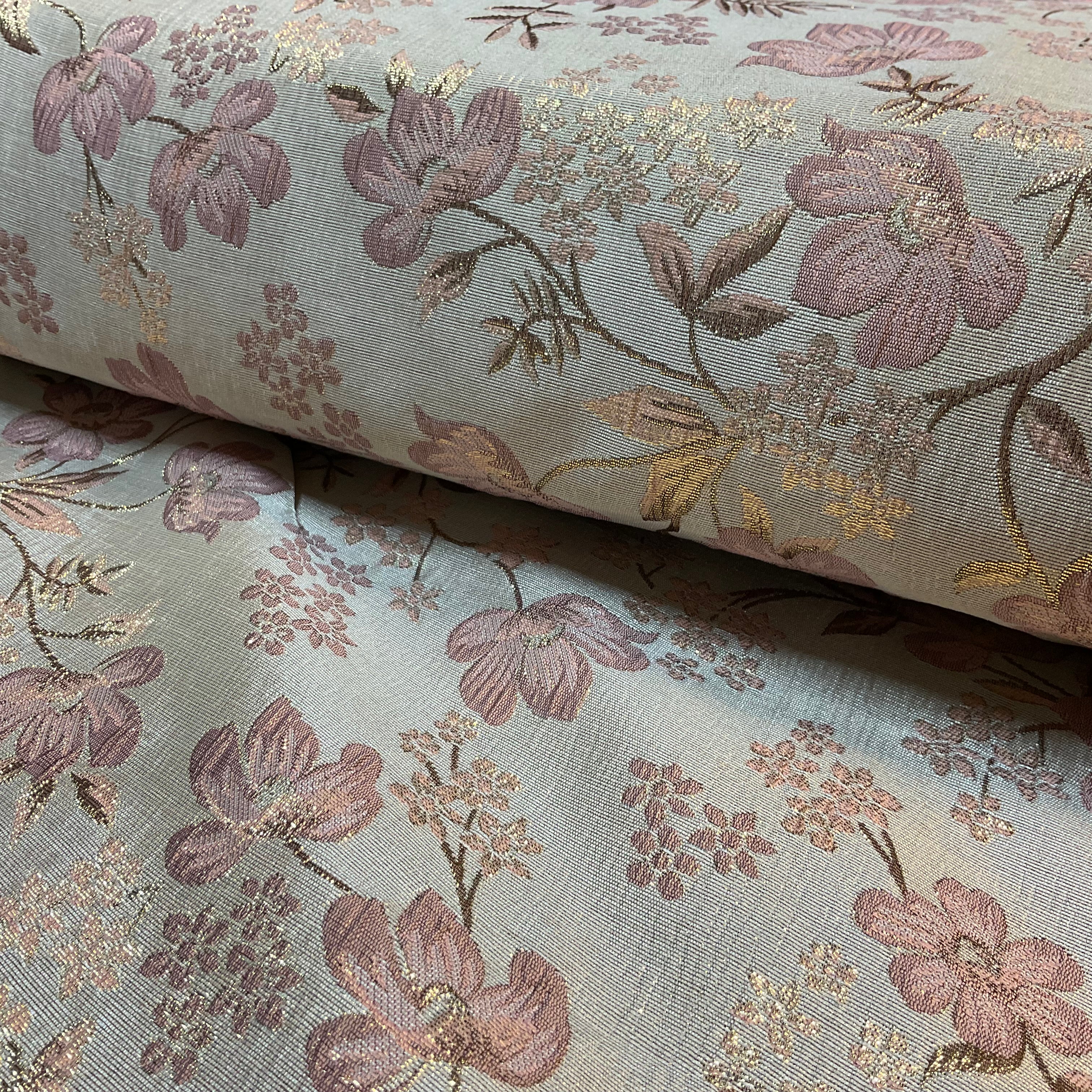 Floral Banarsi Brocade ideal for waistcoats wedding fabric 150cm wide M2041
