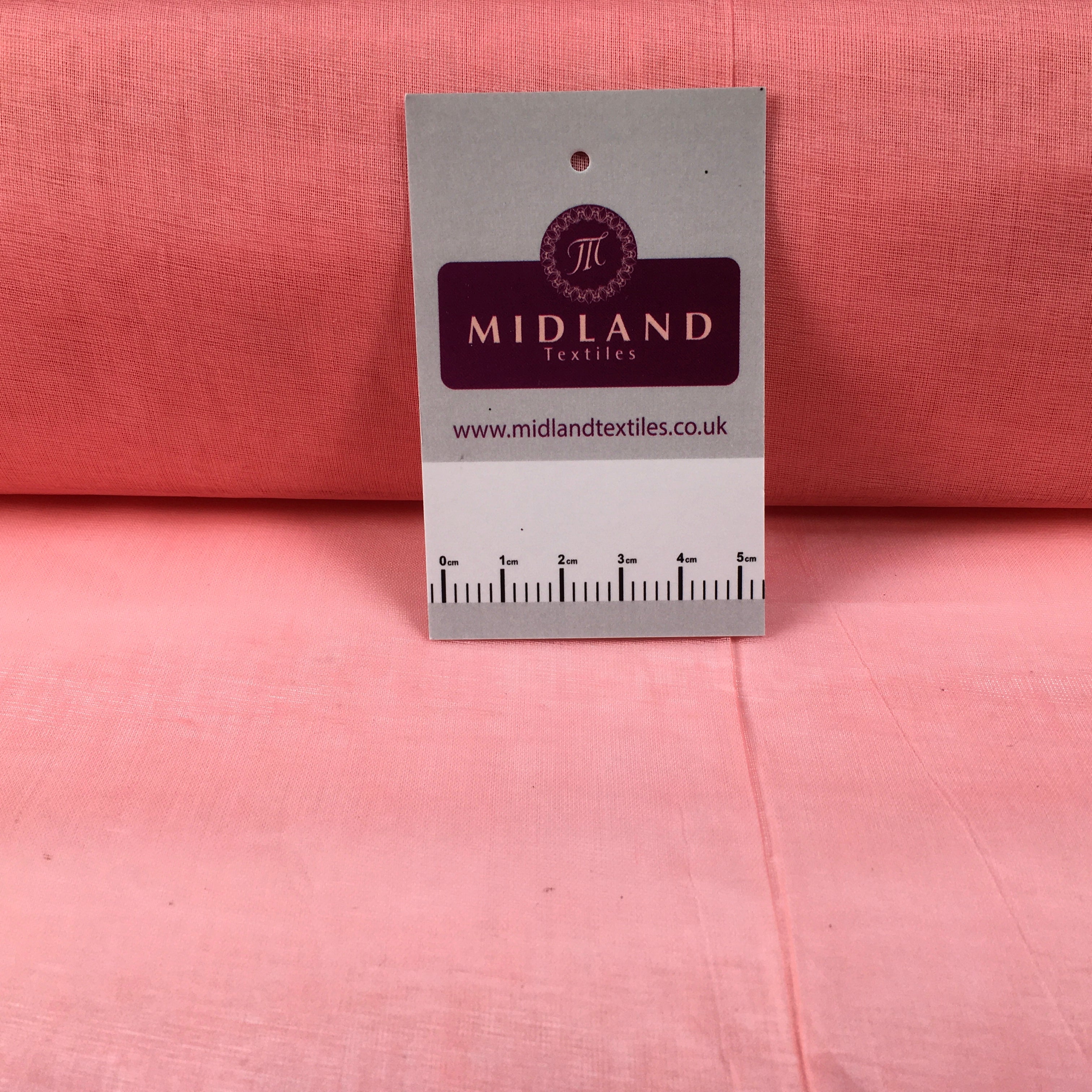 £3.50 100% Cotton Organdie stiff lightweight fabric used for lining 43' M689