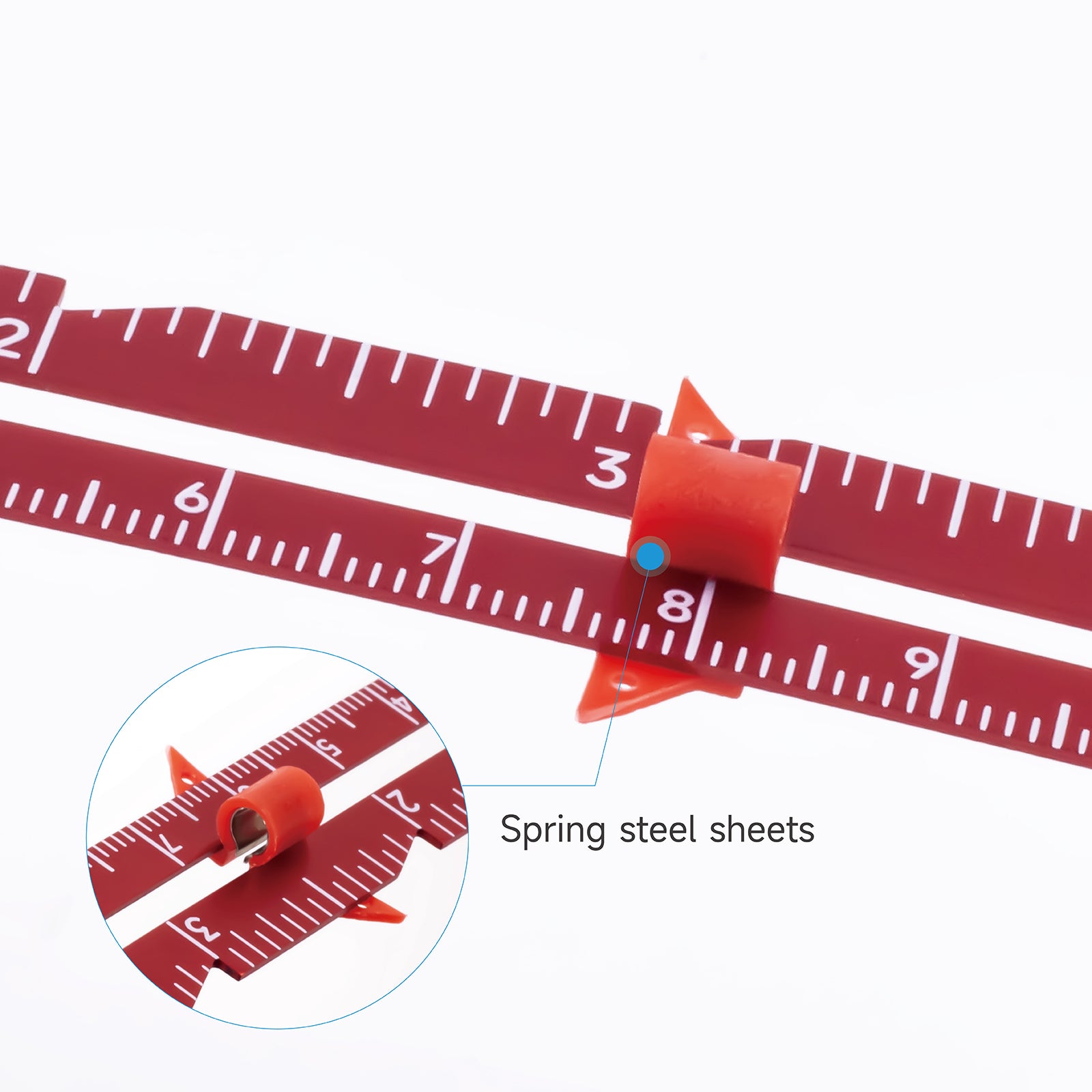 Aluminum Fabric Red Sewing Gauge Kearing M1999