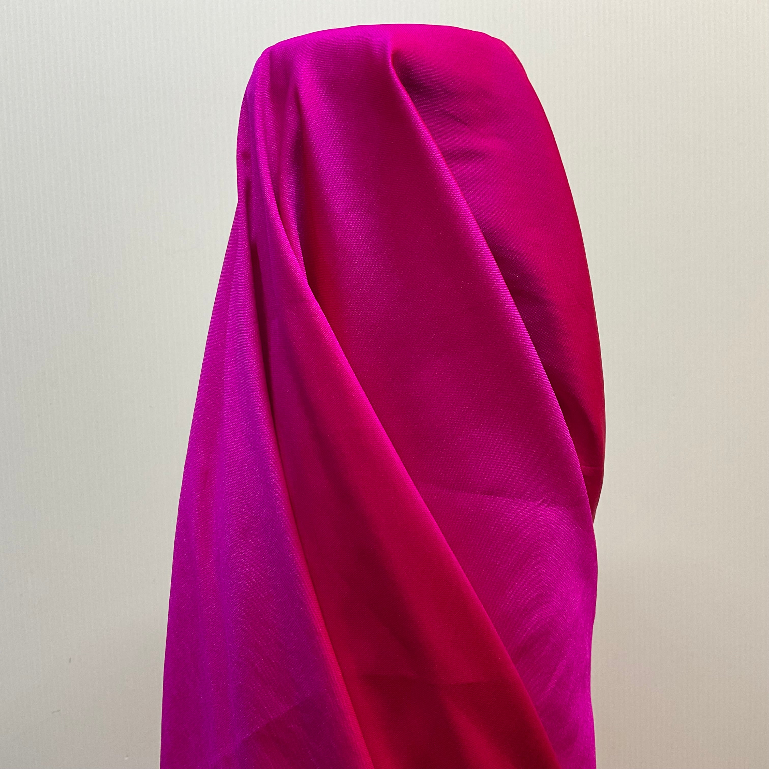 Plain Polyester Faux Silk Taffeta dress craft fabric 142cm wide M2135